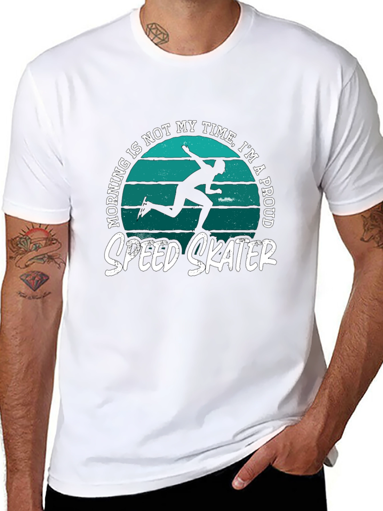 Speed Skater Graphic T-Shirt - Proud Skater