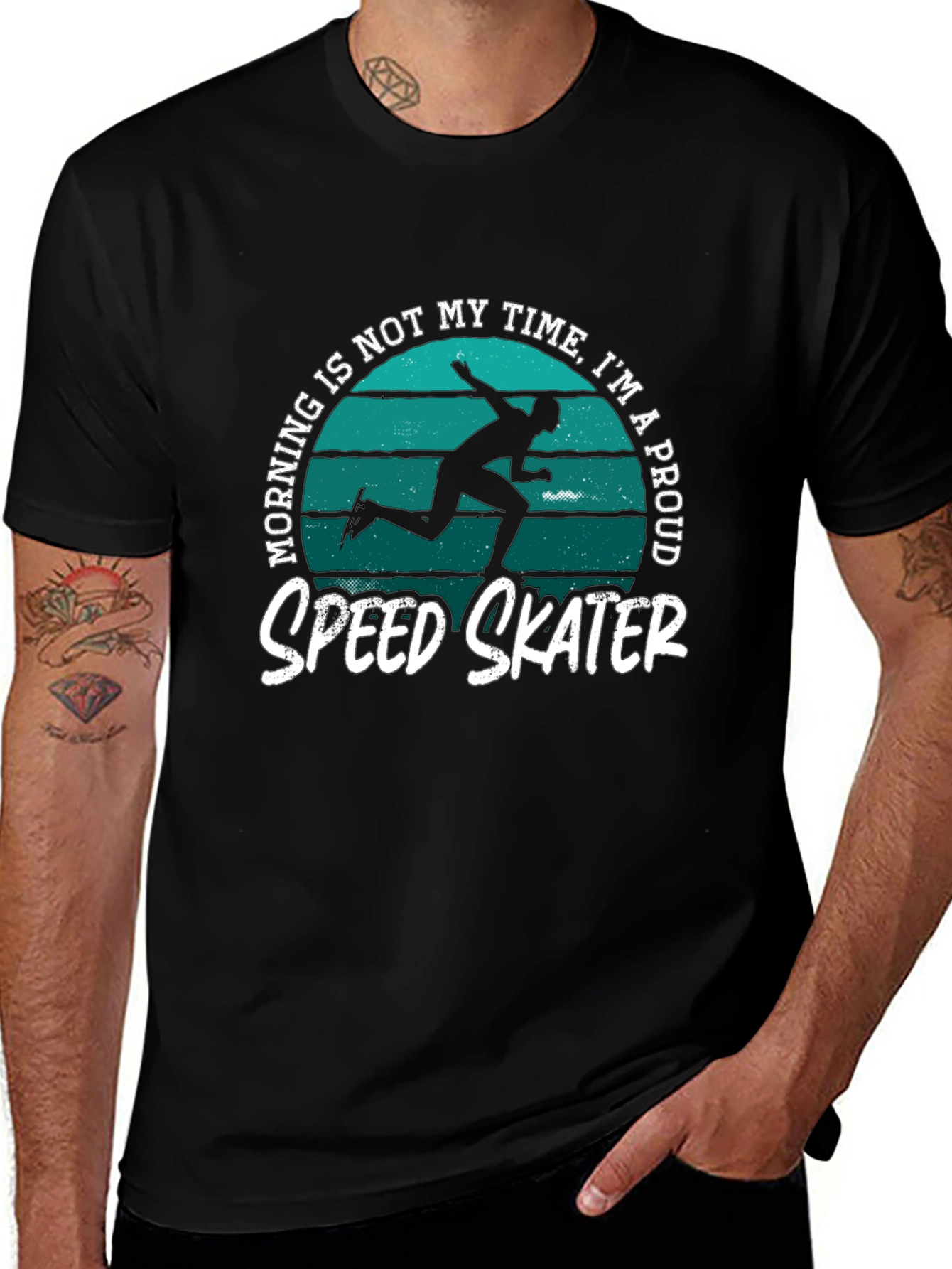 Speed Skater Graphic T-Shirt - Proud Skater
