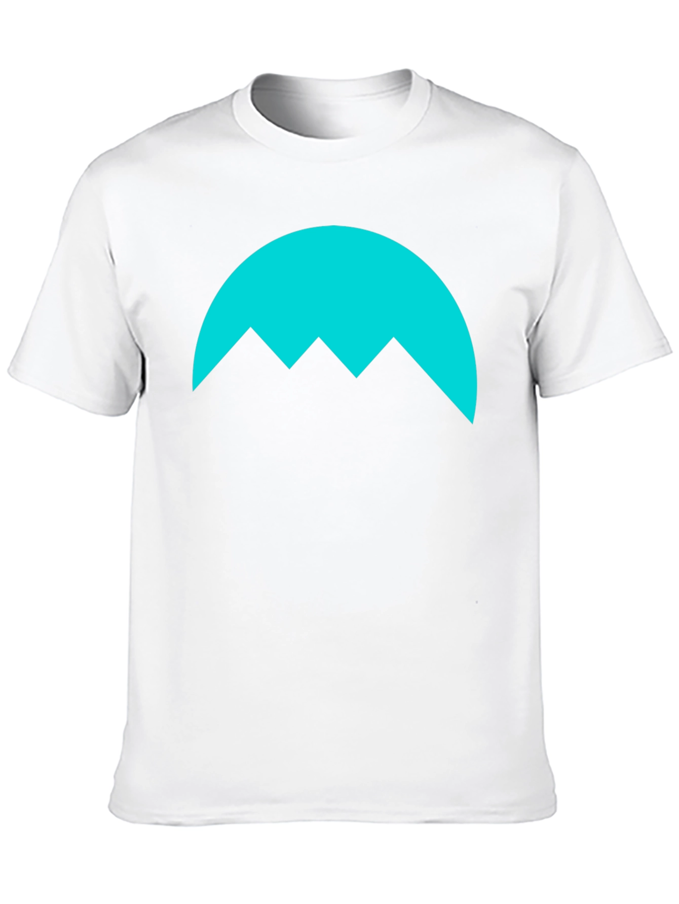 Minimalist Mountain Graphic Tee - Black