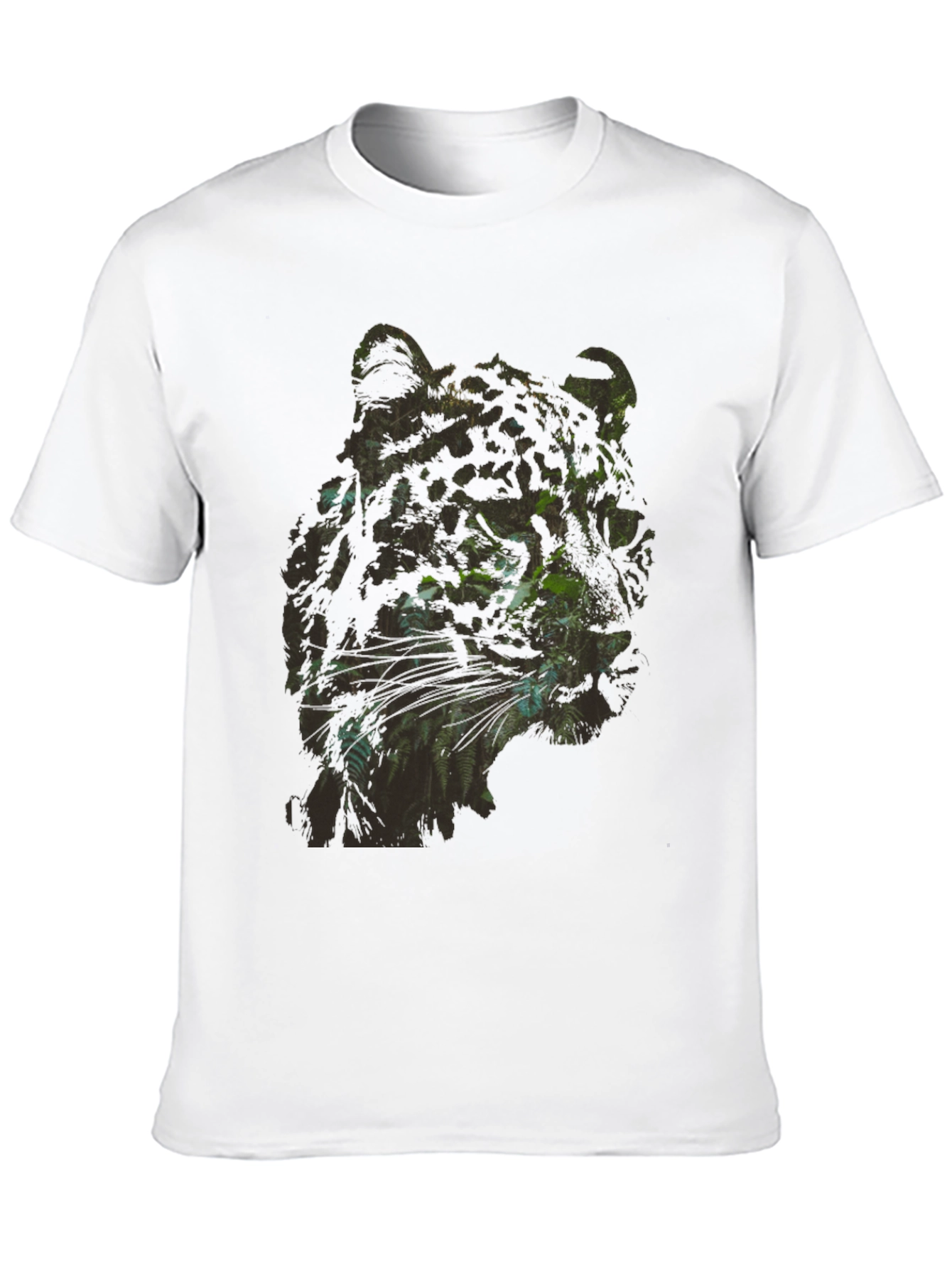 Jungle Cat Graphic T-Shirt - Black