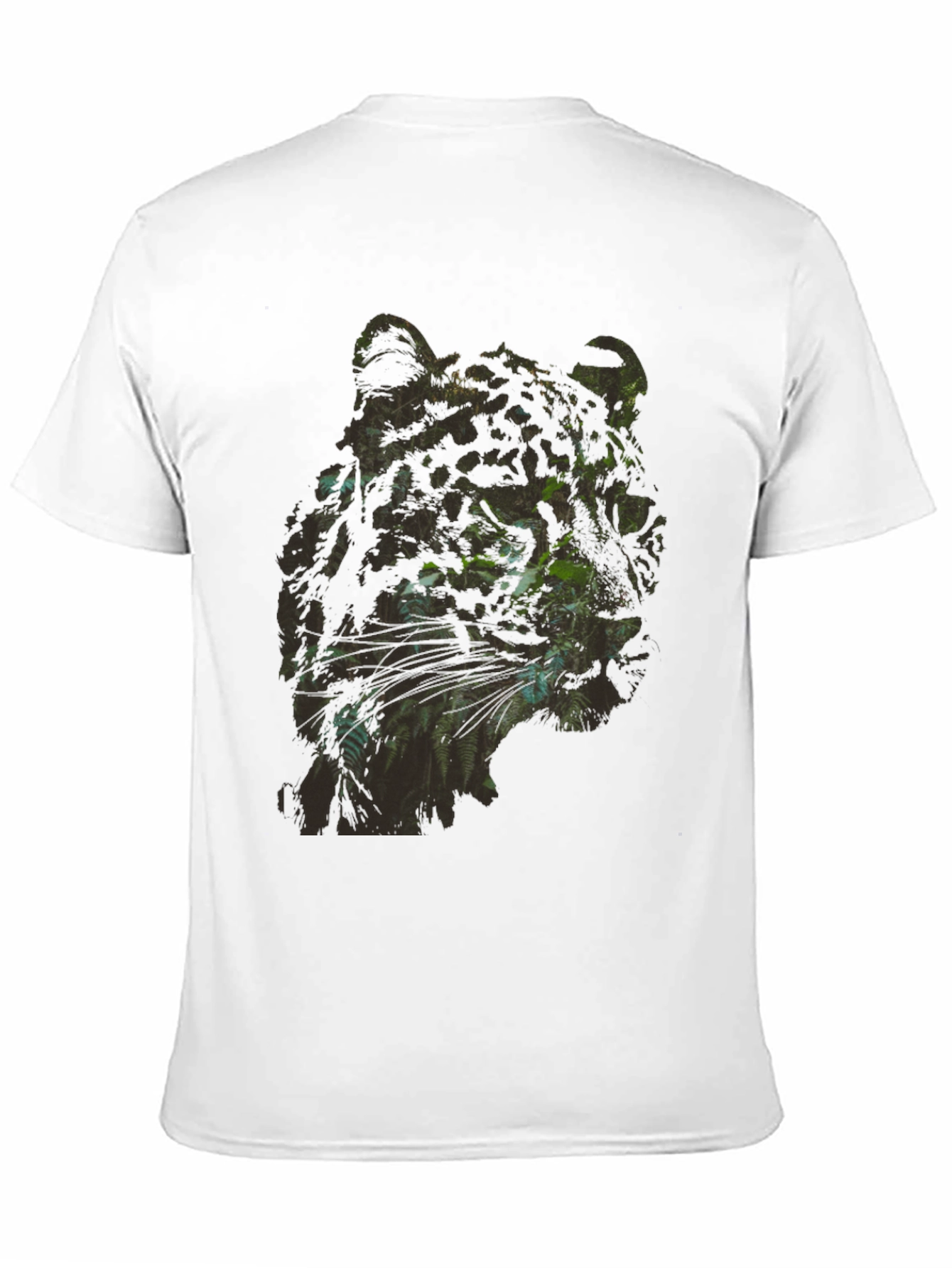 Jungle Cat Graphic T-Shirt - Black
