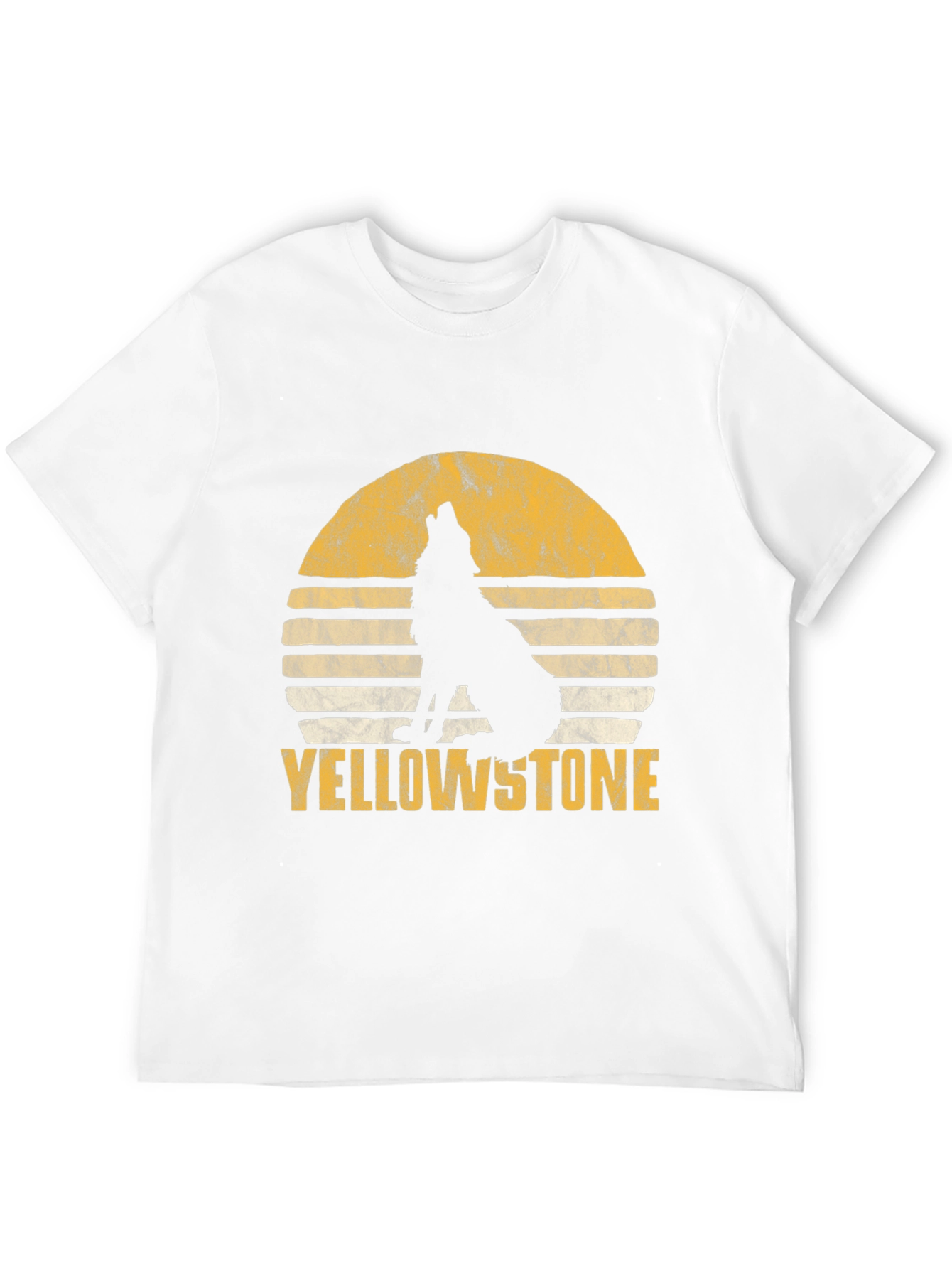 Yellowstone Wolf Sunset Graphic Tee