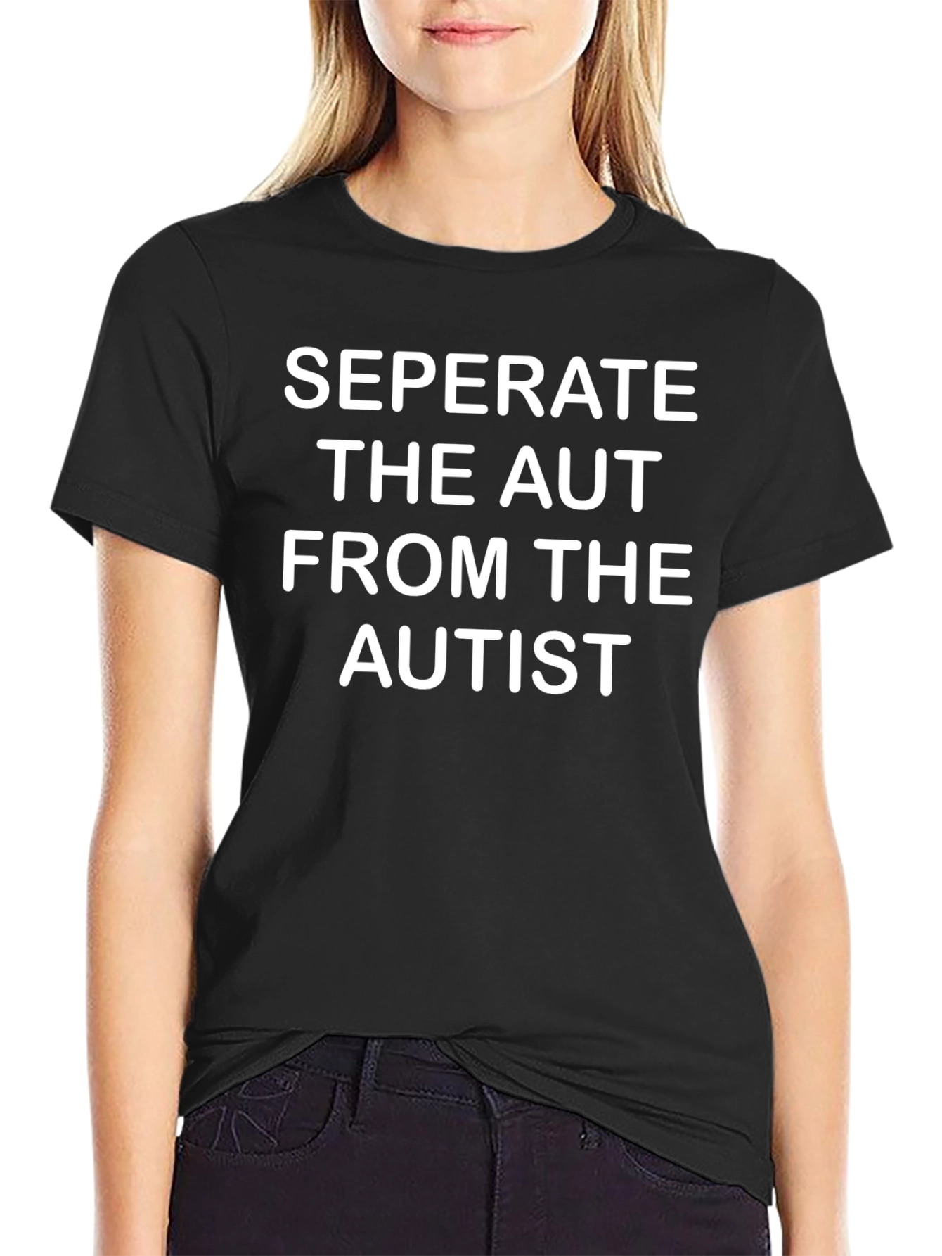 Separate The Aut Shirt - Unisex Black Tee