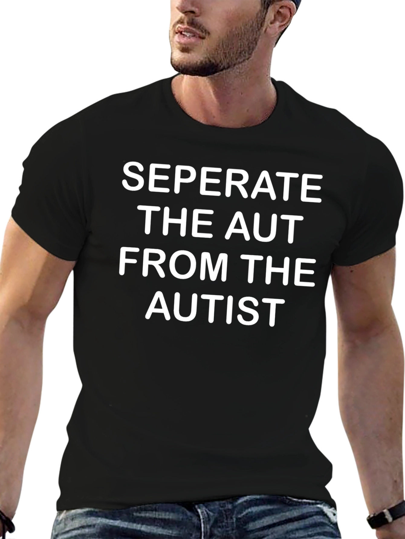 Separate The Aut Shirt - Unisex Black Tee