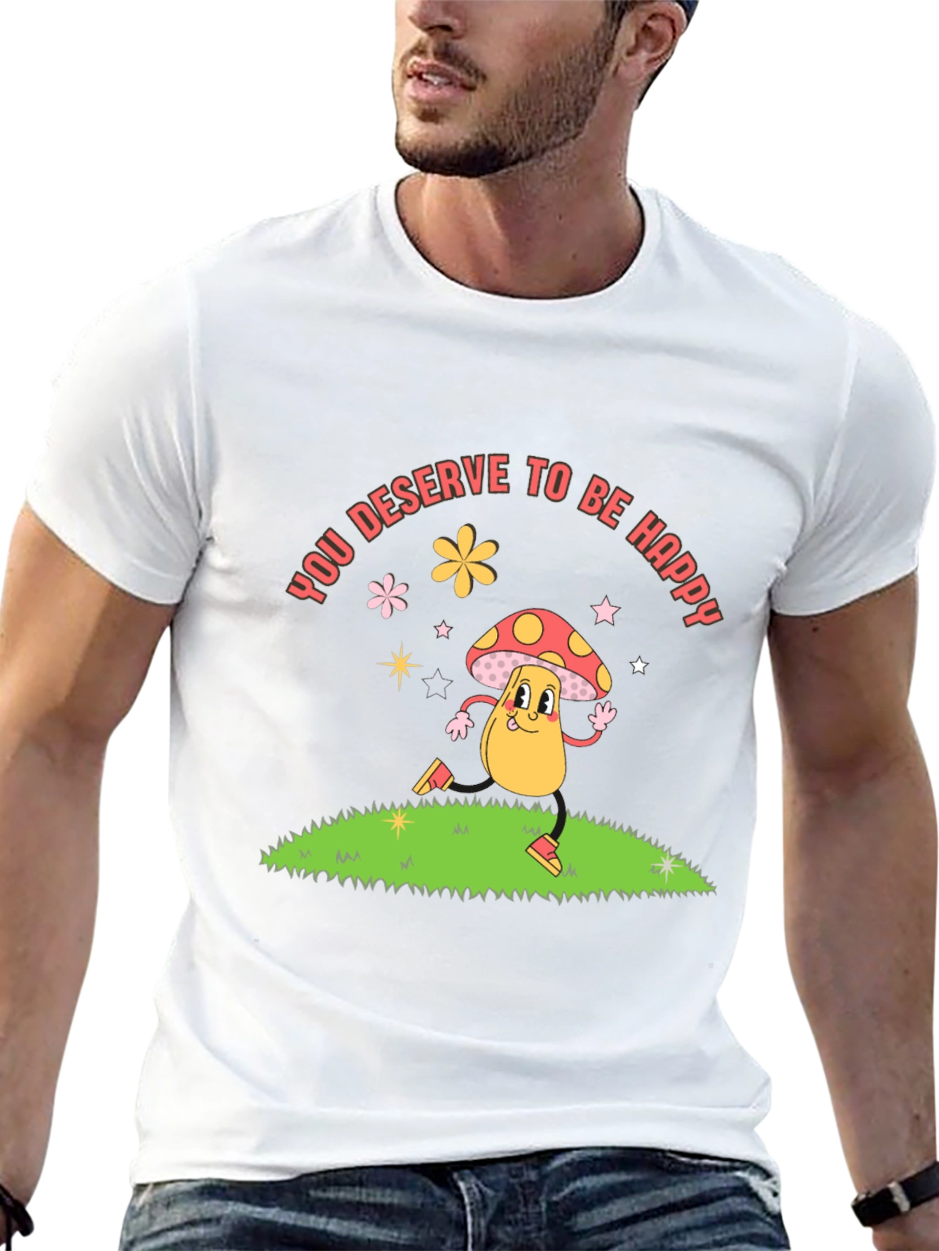 You Deserve to be Happy Graphic Tee