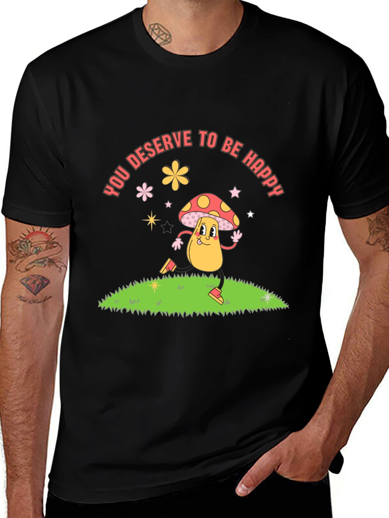 You Deserve to be Happy Graphic Tee