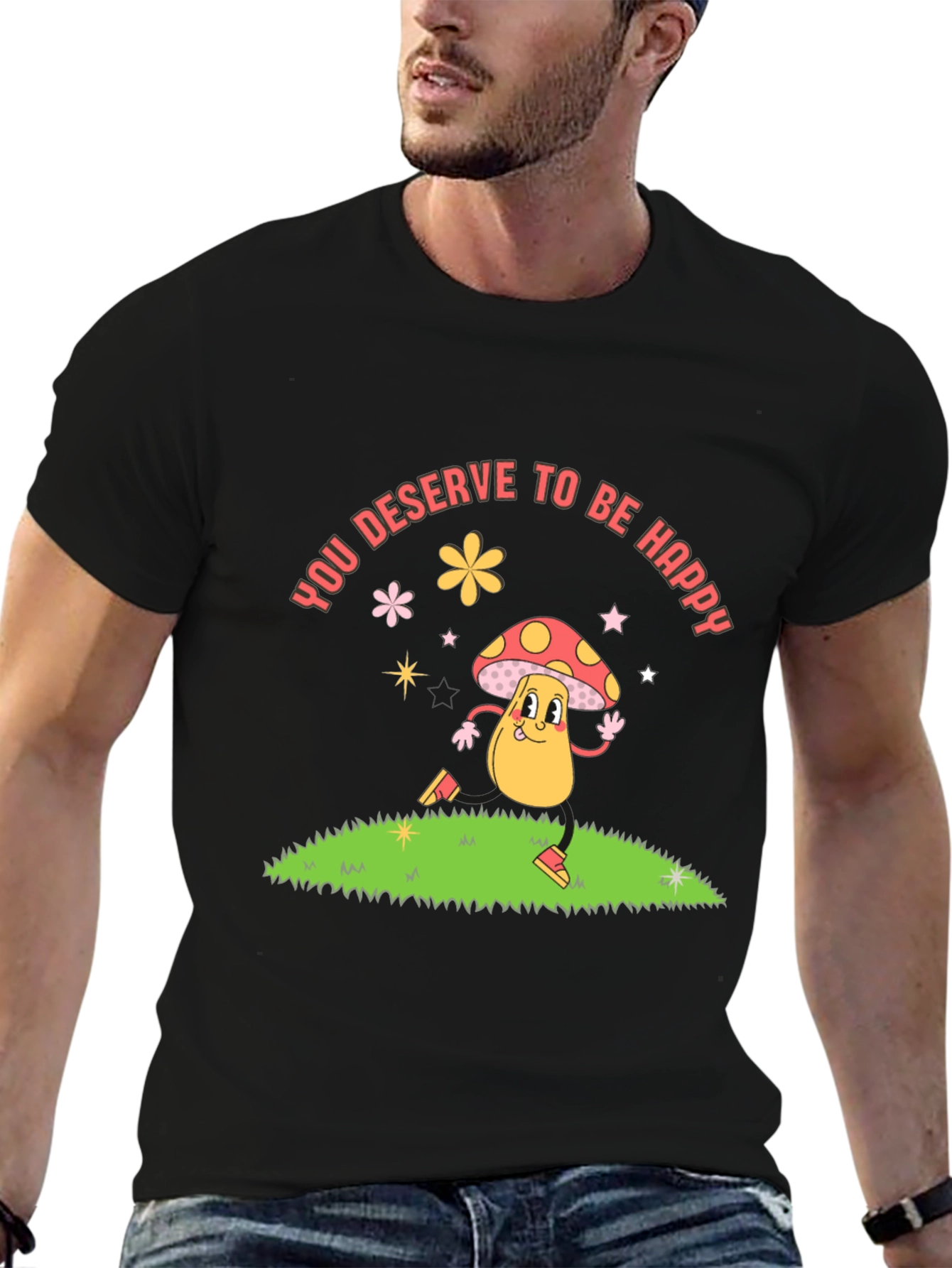 You Deserve to be Happy Graphic Tee