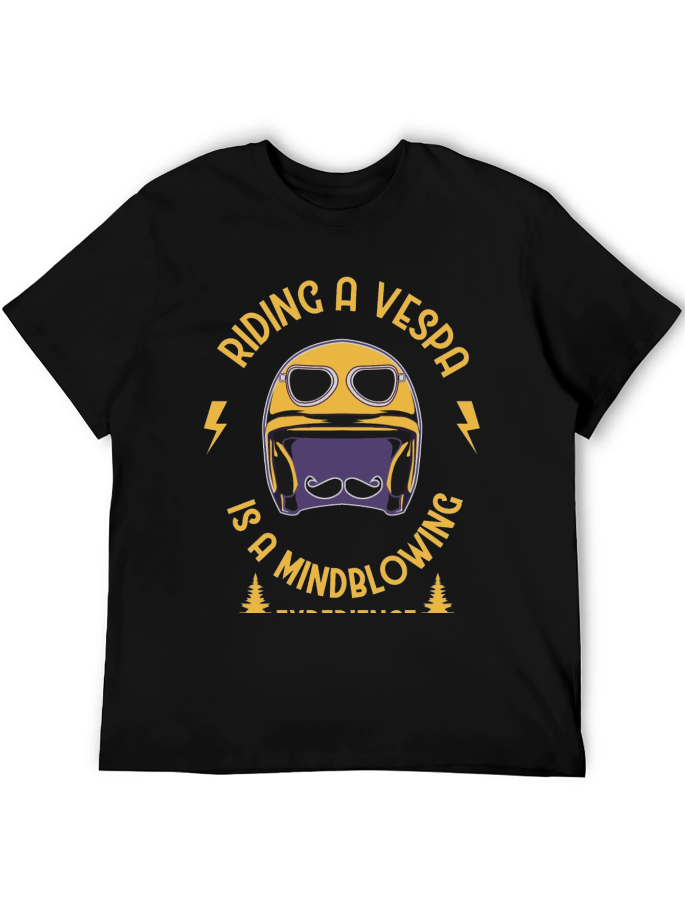 Riding a Vespa Mindblowing T-Shirt