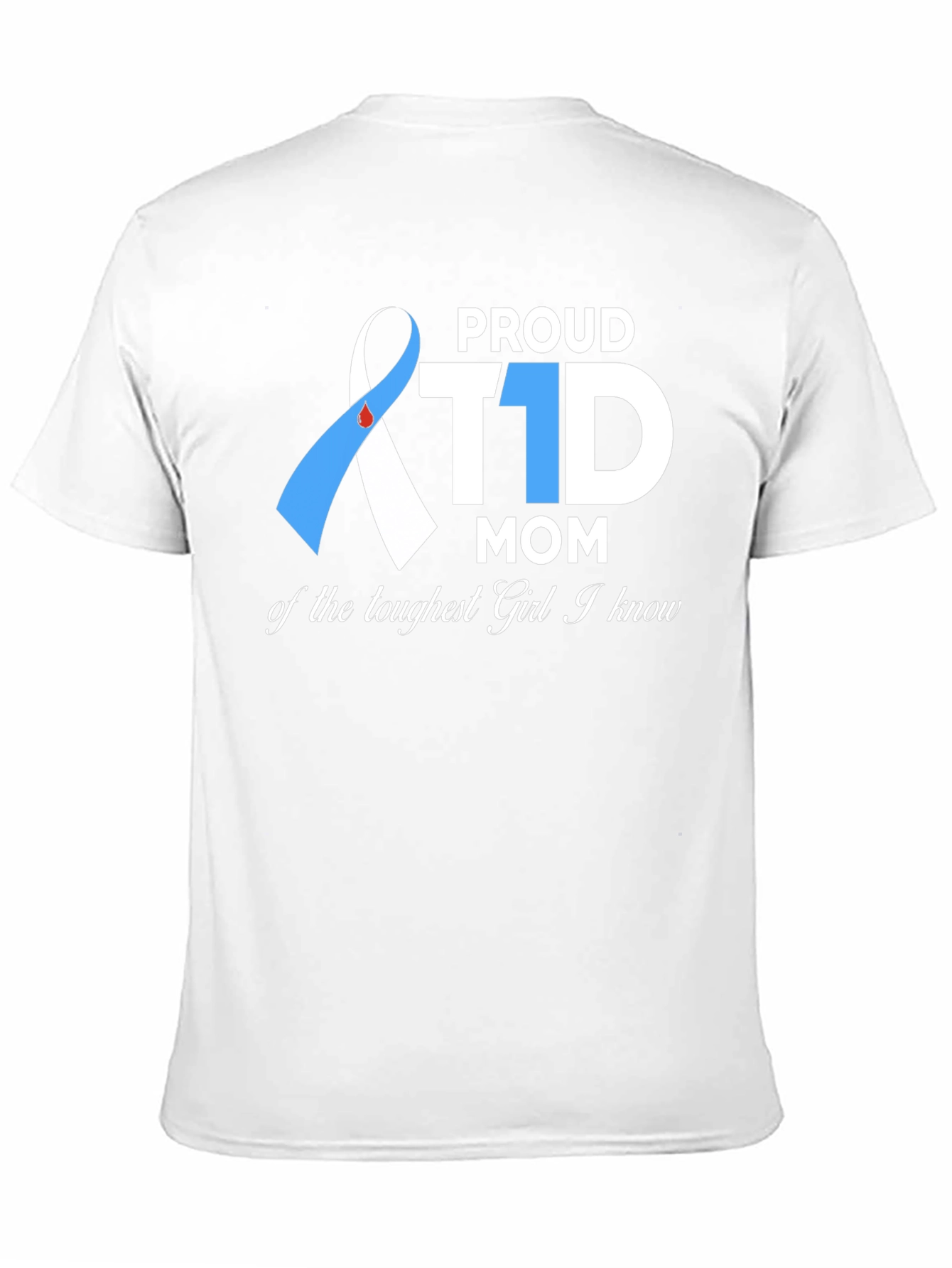 Proud T1D Mom Graphic Tee - Diabetes Awareness