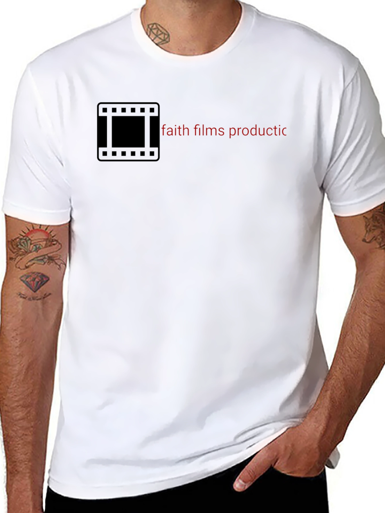 Faith Films Production Black T-Shirt