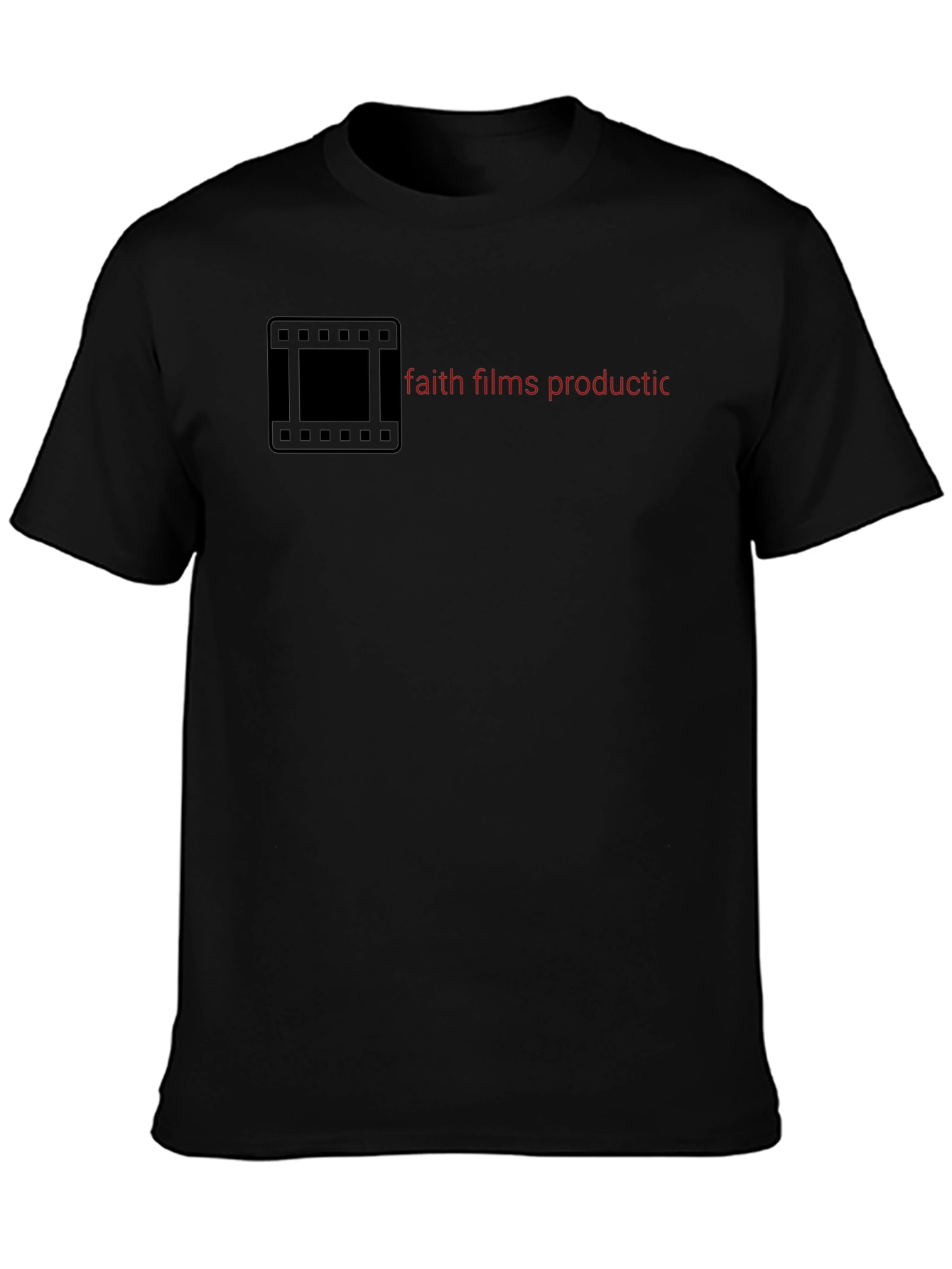 Faith Films Production Black T-Shirt