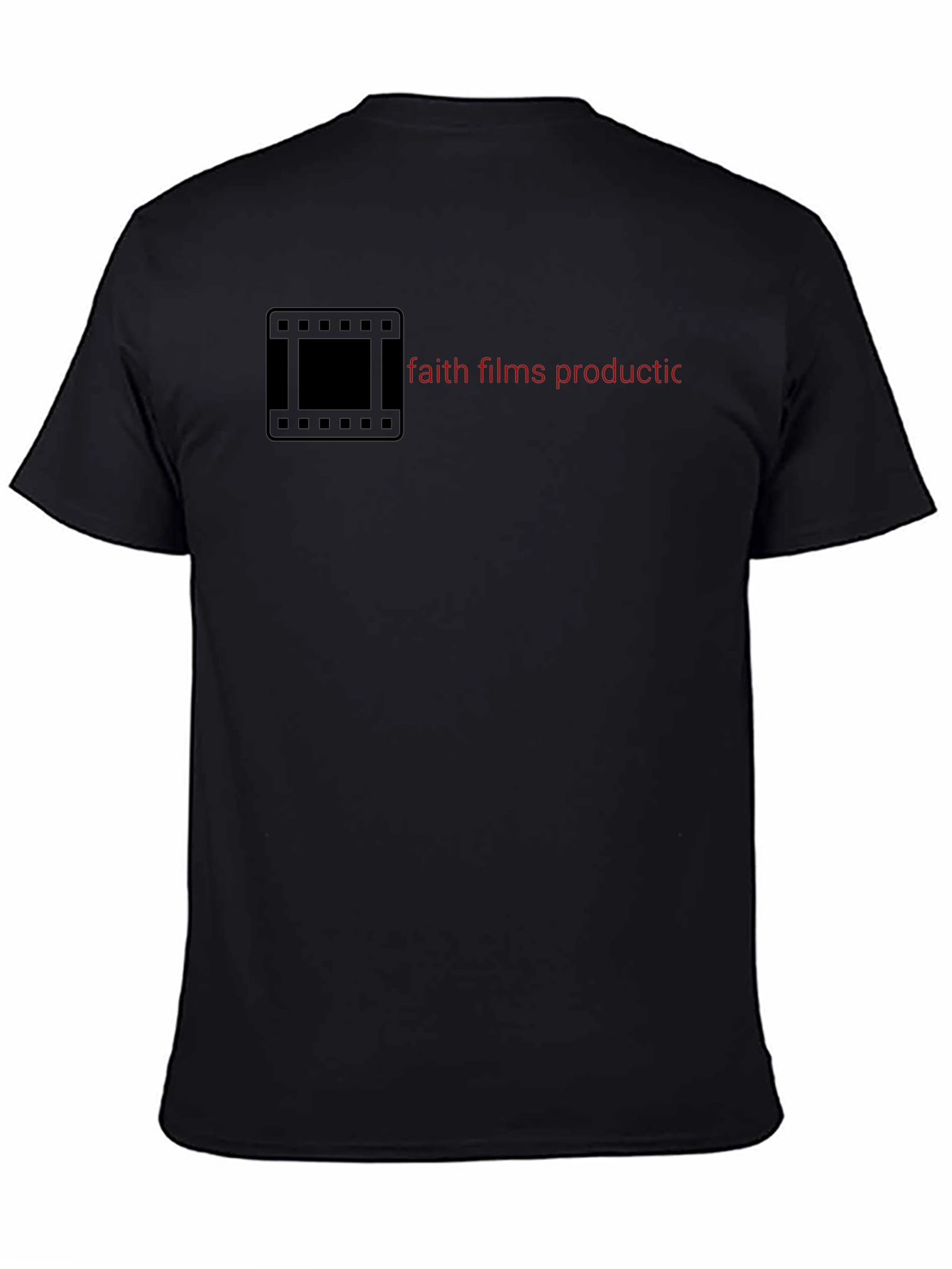 Faith Films Production Black T-Shirt