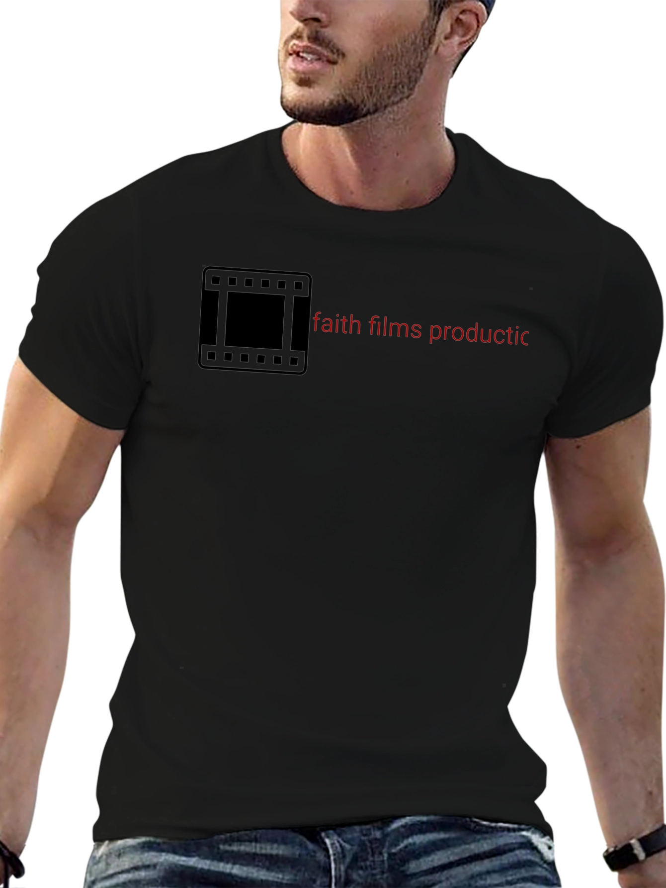 Faith Films Production Black T-Shirt
