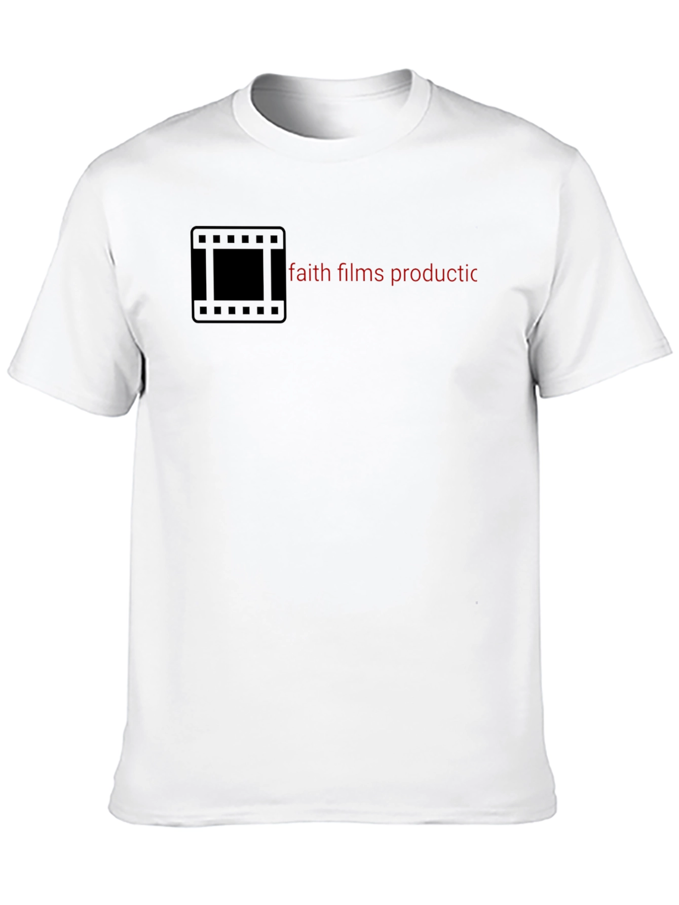 Faith Films Production Black T-Shirt