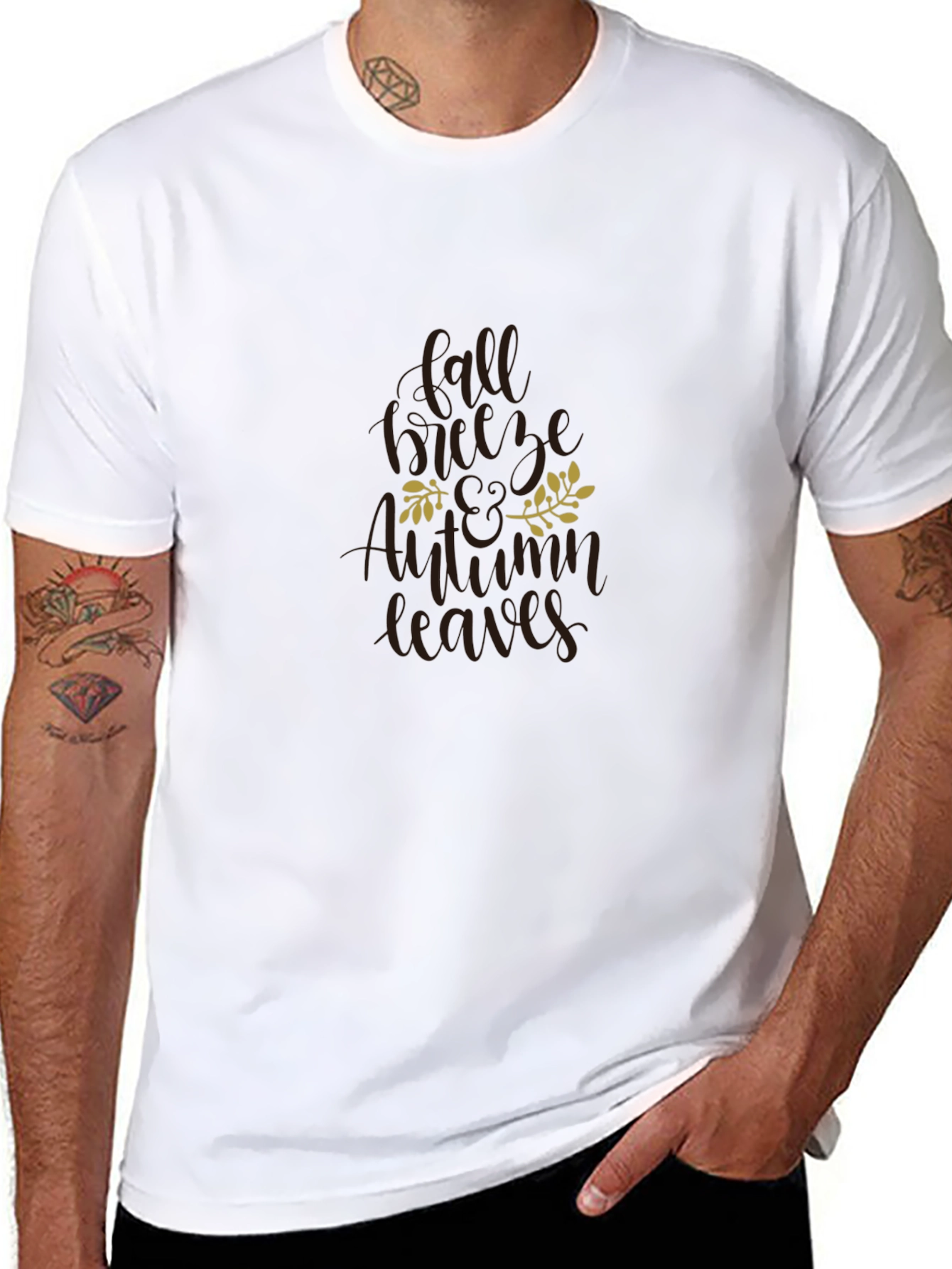 Fall Breeze & Autumn Leaves T-Shirt