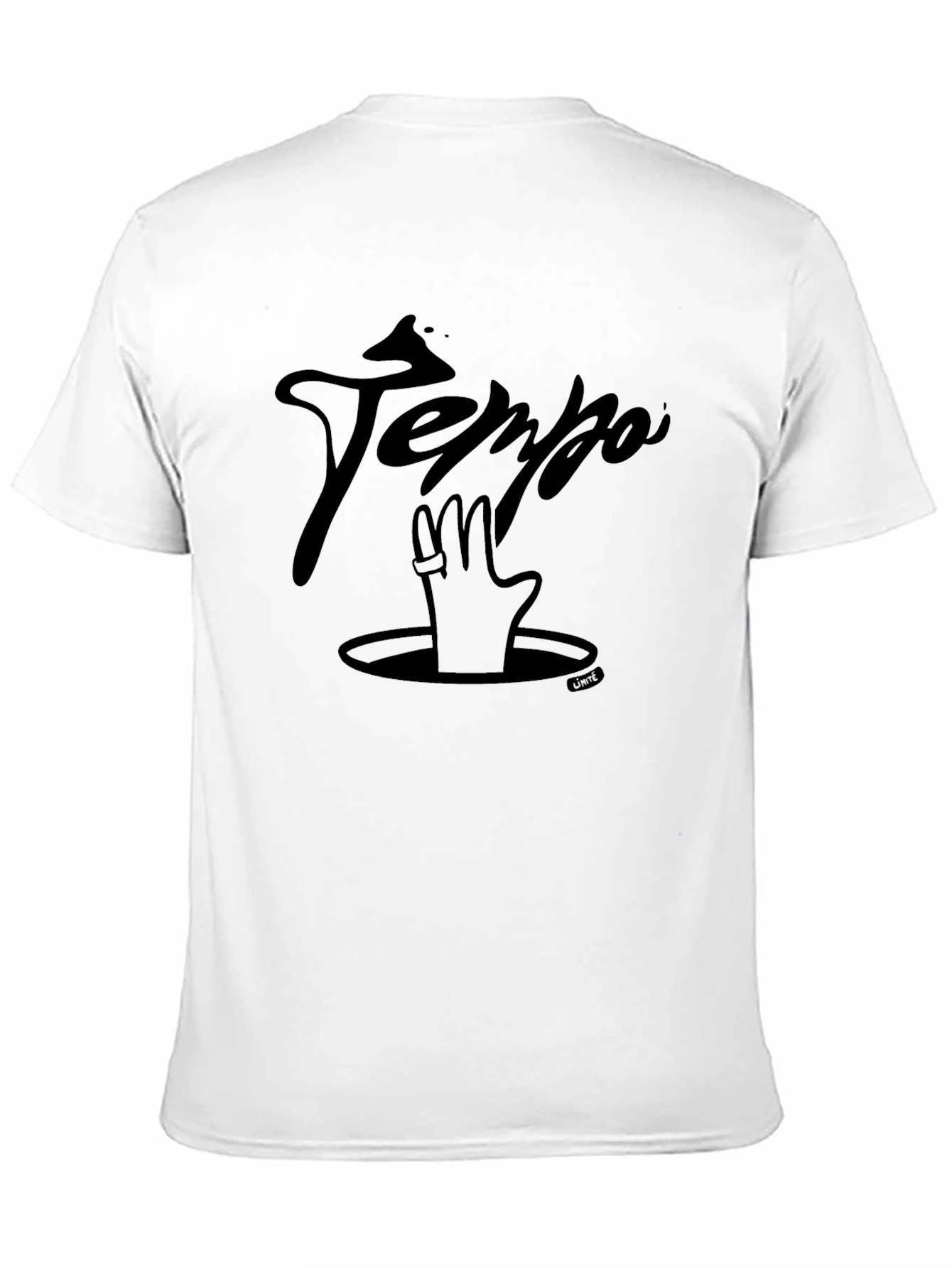 Tempo Graphic T-Shirt - Sleek Black Cotton Tee