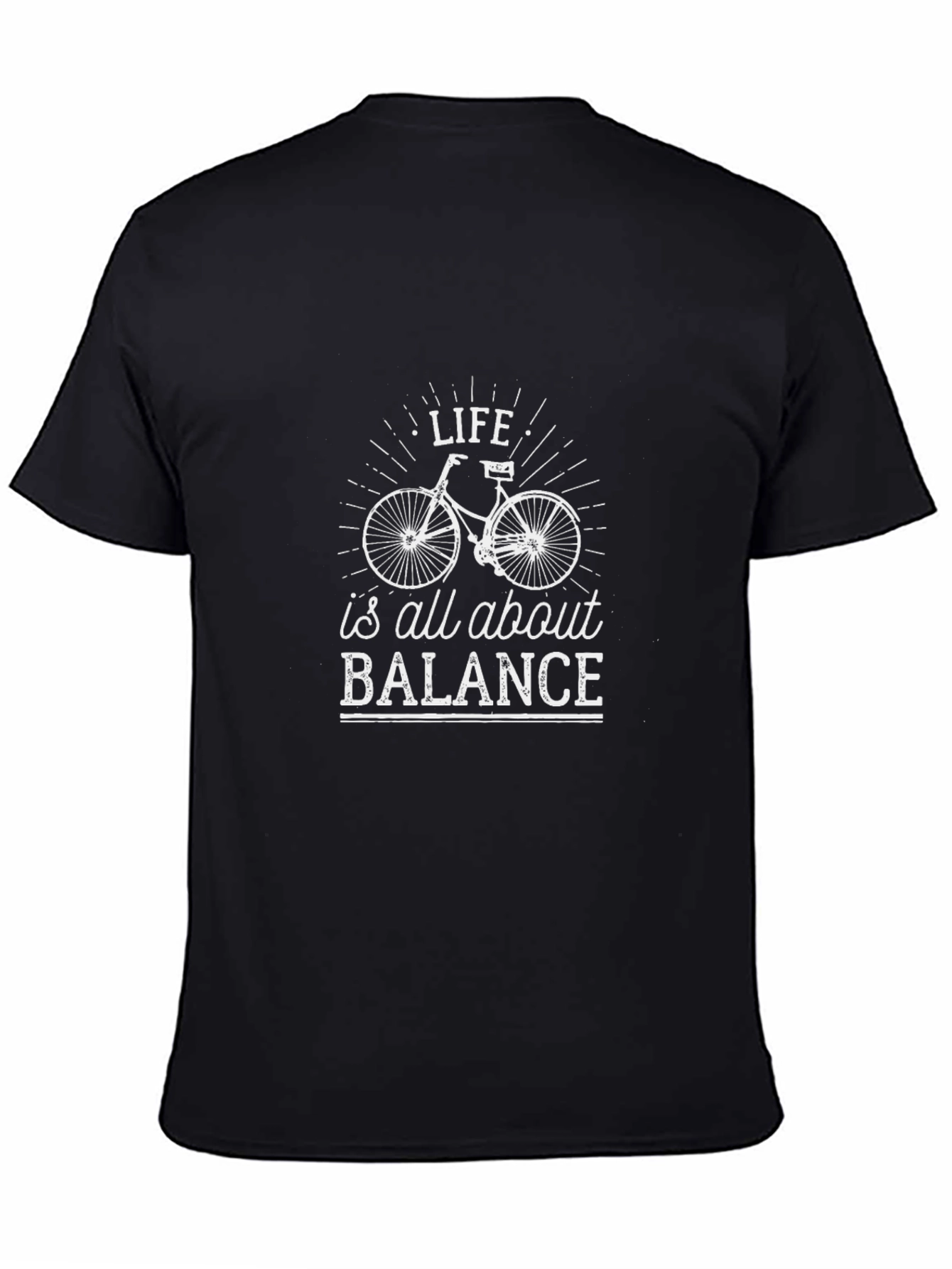 Life Balance Bike Graphic T-Shirt