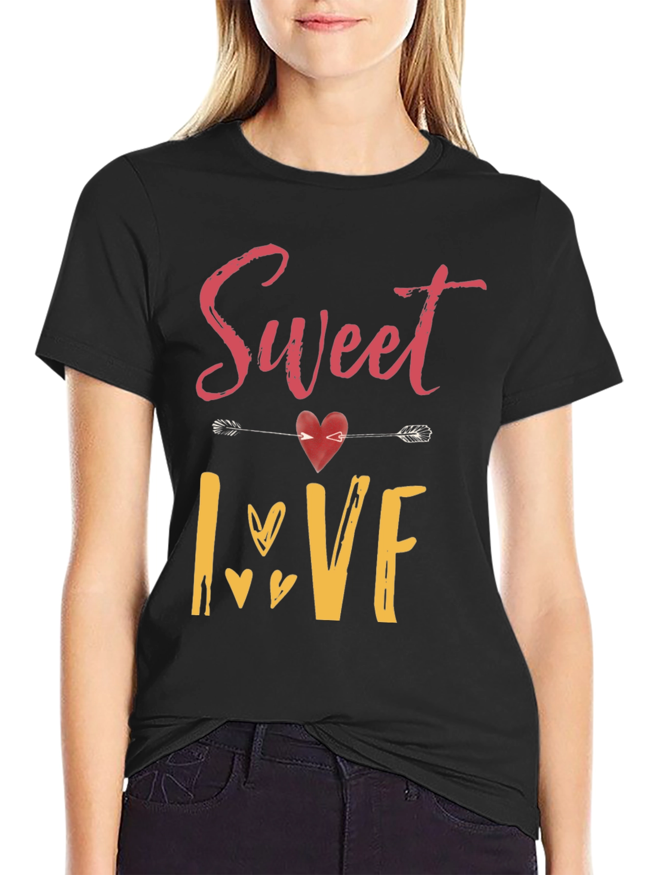 Sweet Love Graphic T-Shirt - Valentines Day