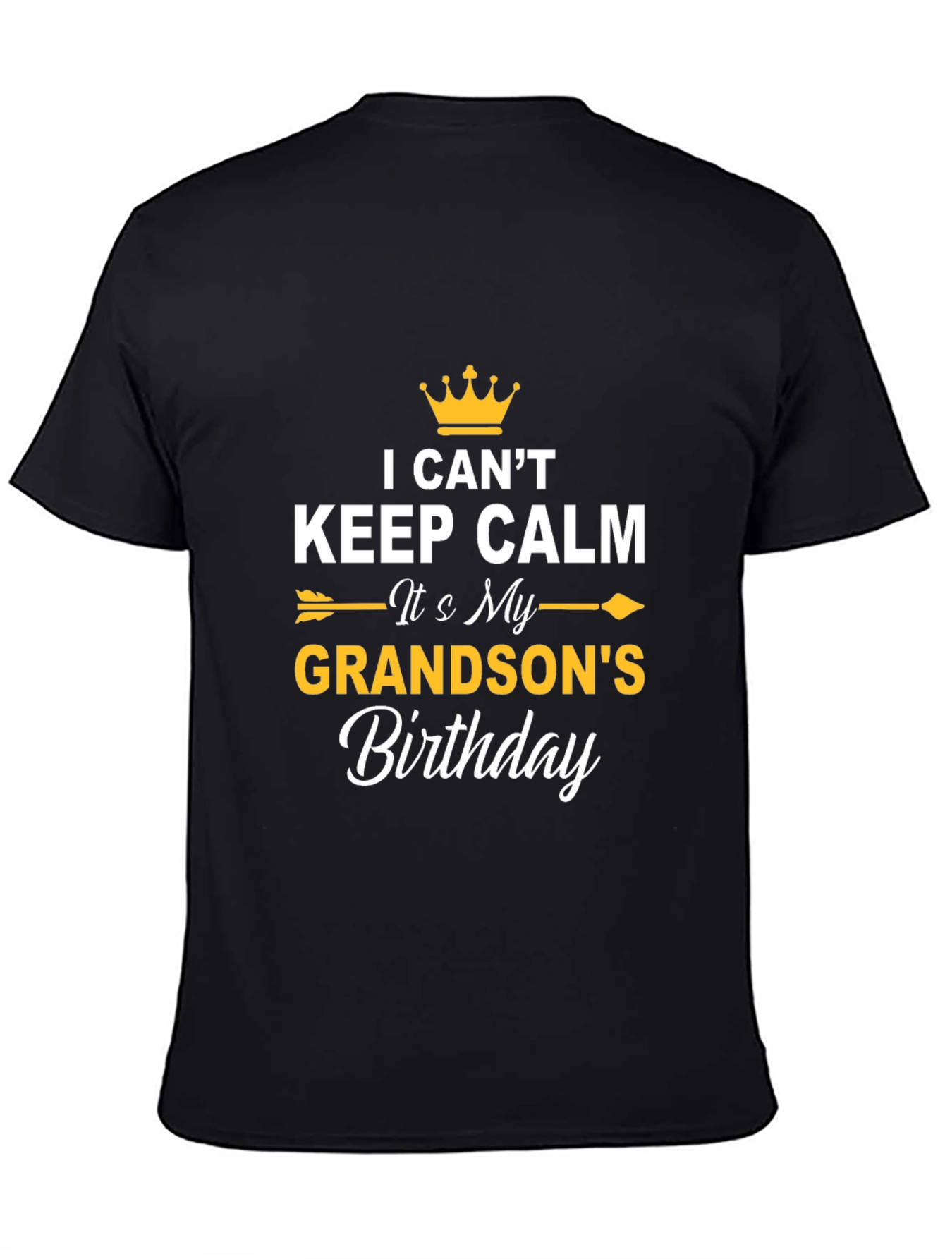 Grandsons Birthday T-Shirt - I Cant Keep Calm