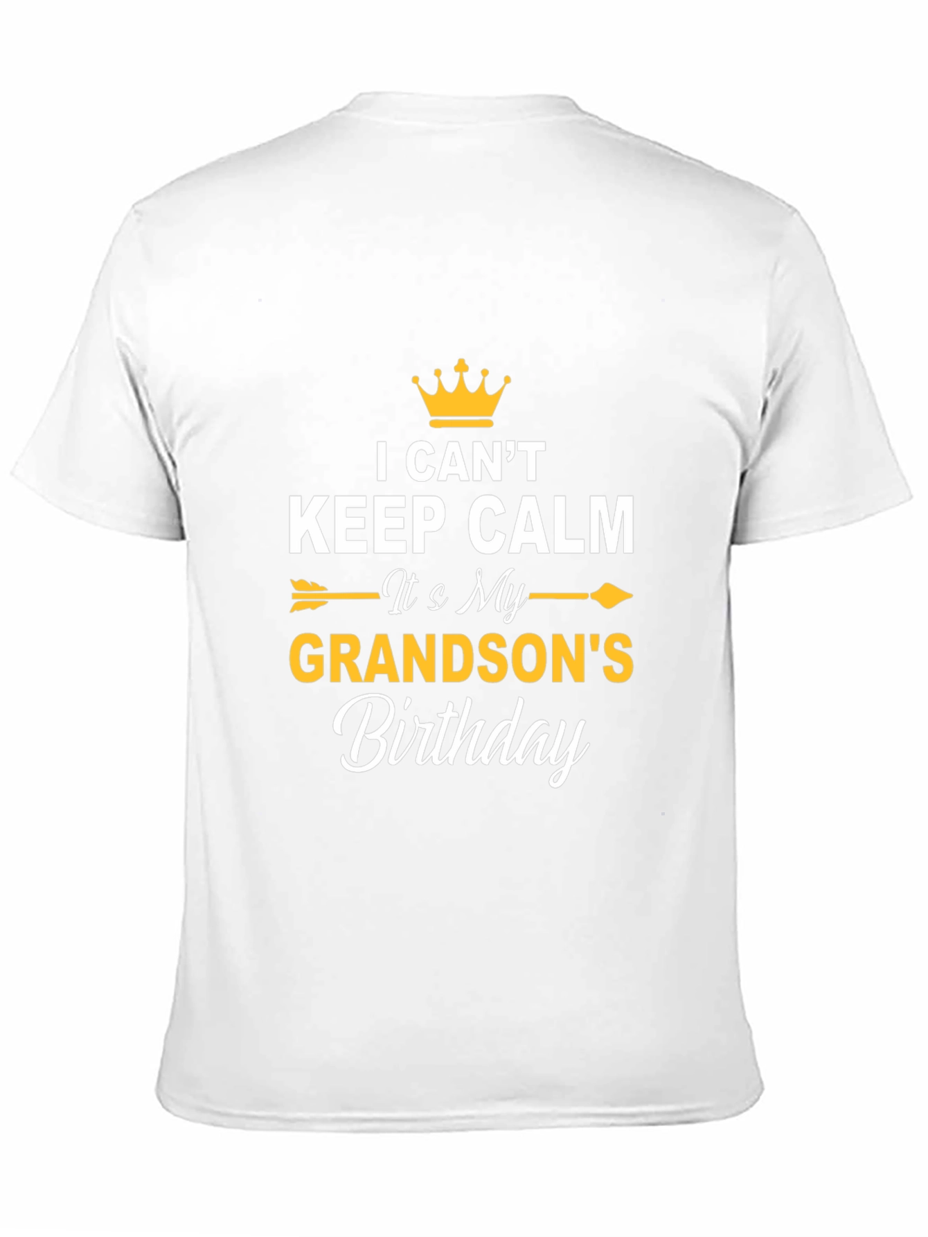 Grandsons Birthday T-Shirt - I Cant Keep Calm