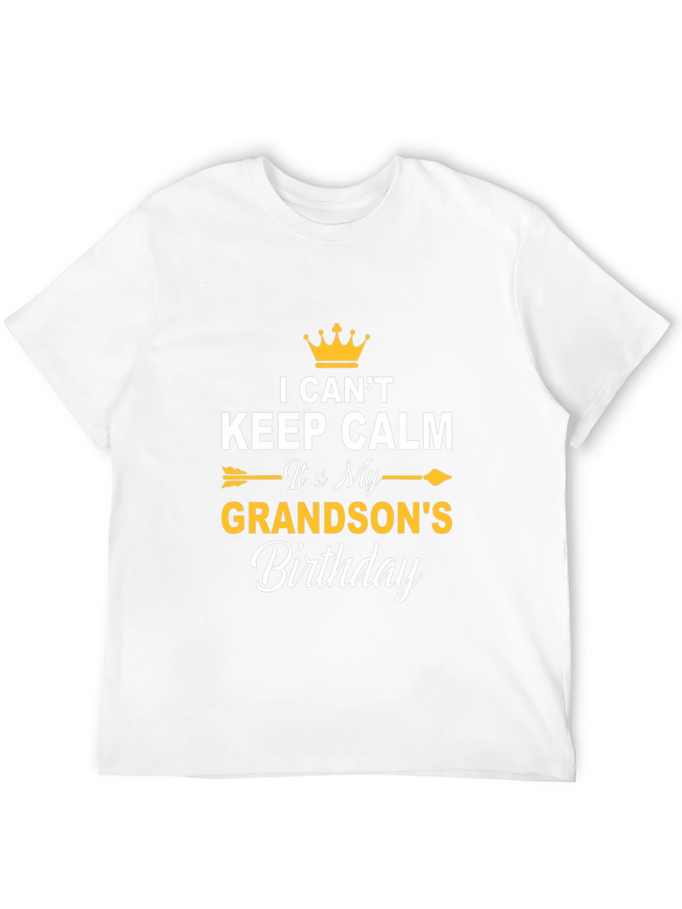 Grandsons Birthday T-Shirt - I Cant Keep Calm