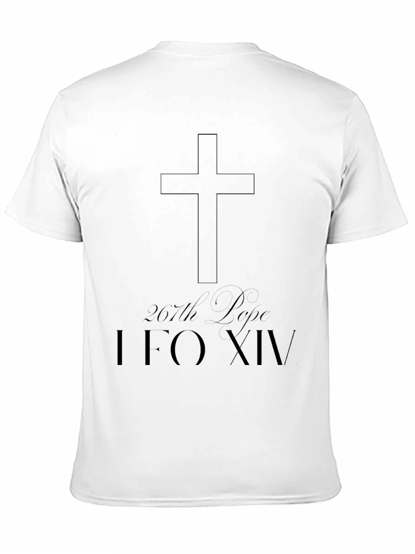 267th Pope Leo XIV Black T-Shirt