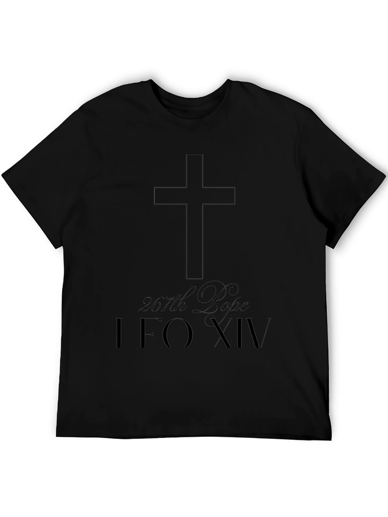 267th Pope Leo XIV Black T-Shirt