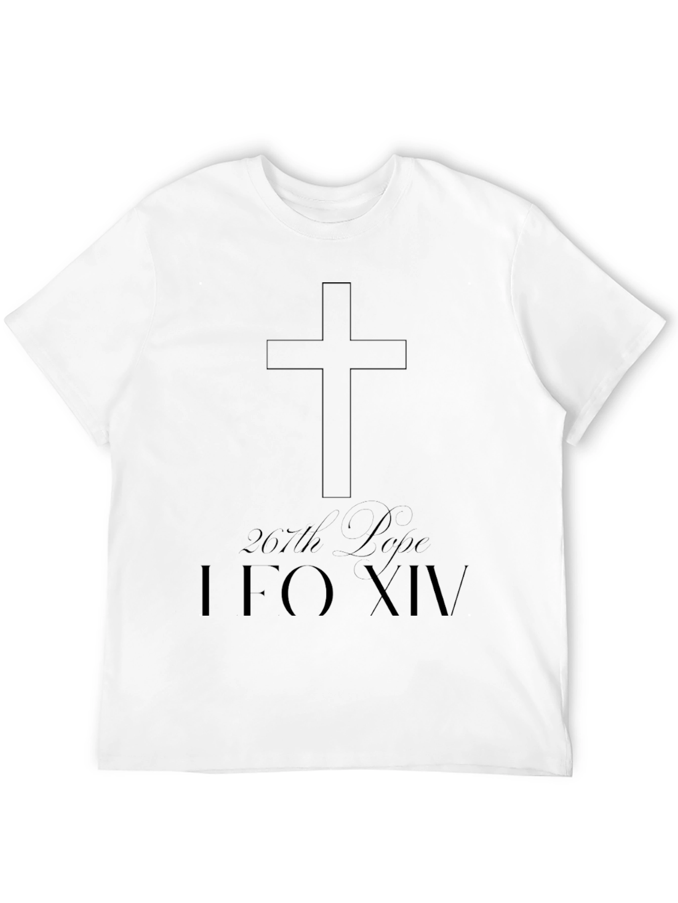 267th Pope Leo XIV Black T-Shirt