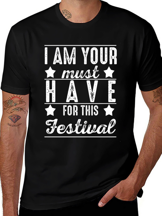 Festival Must-Have T-Shirt - Stylish Event Apparel