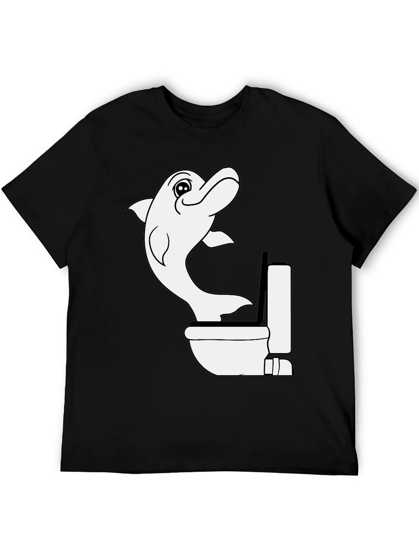 Dolphin Toilet Humor T-Shirt