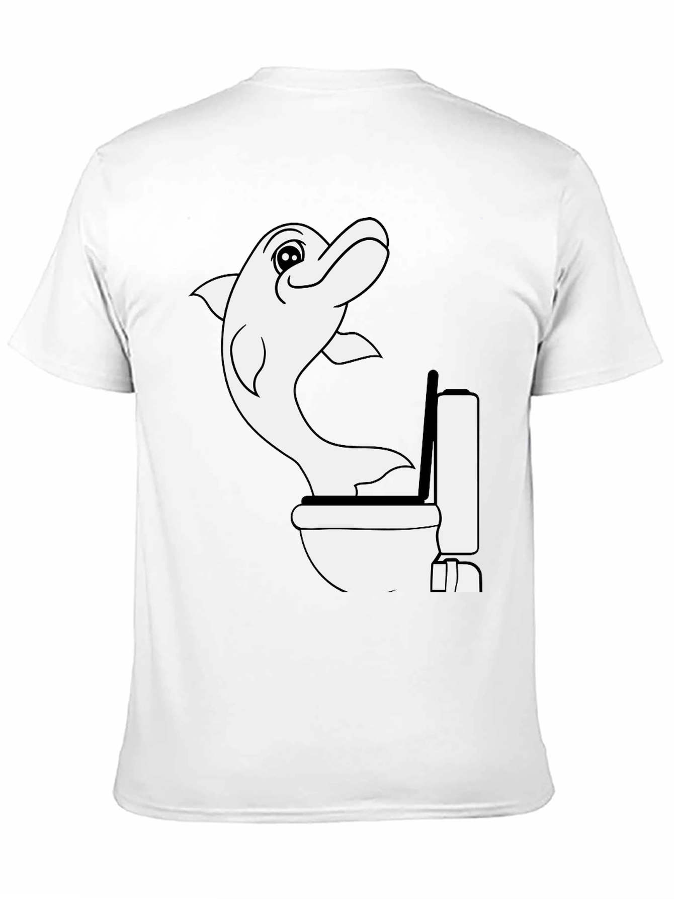 Dolphin Toilet Humor T-Shirt