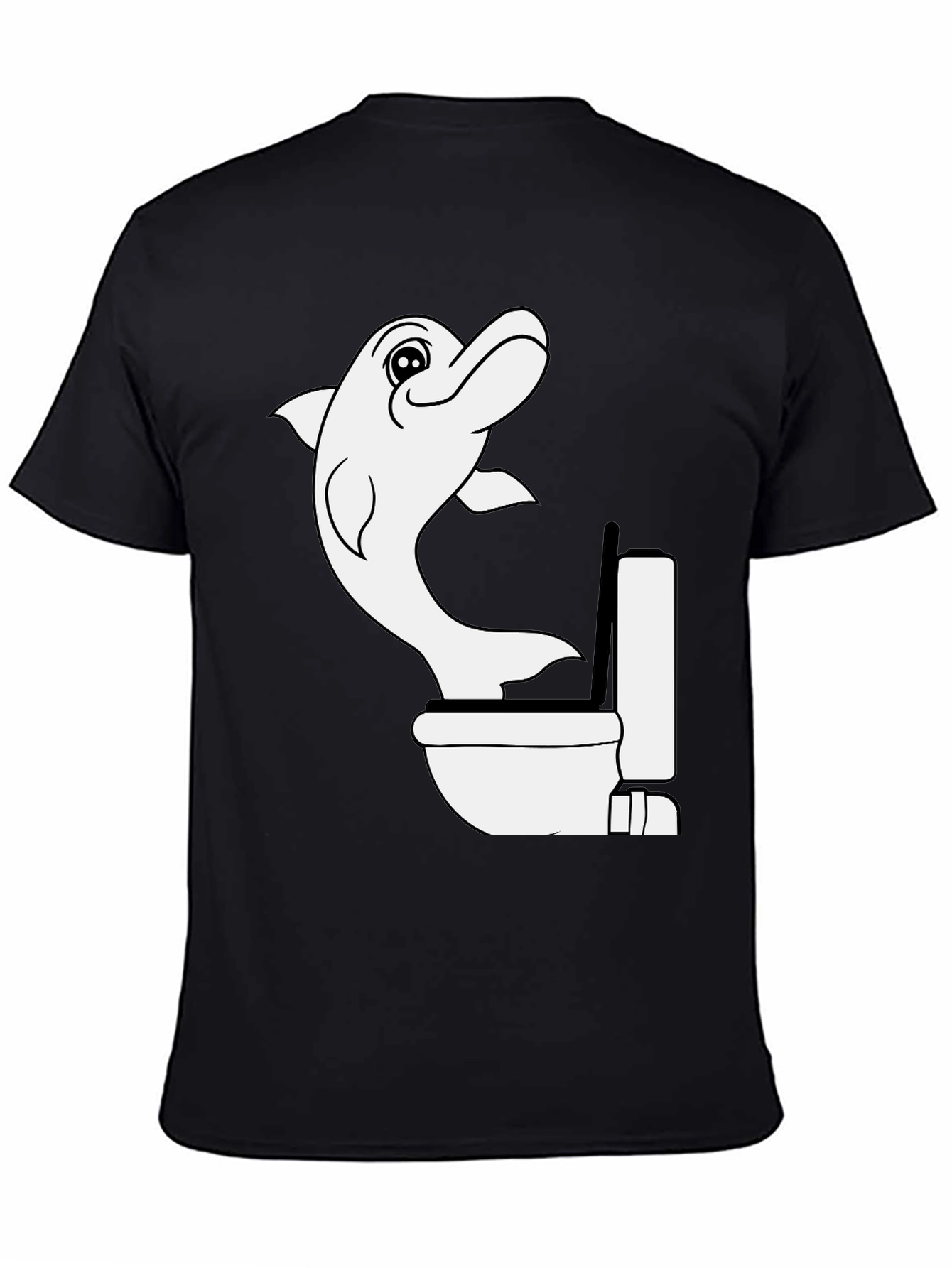 Dolphin Toilet Humor T-Shirt