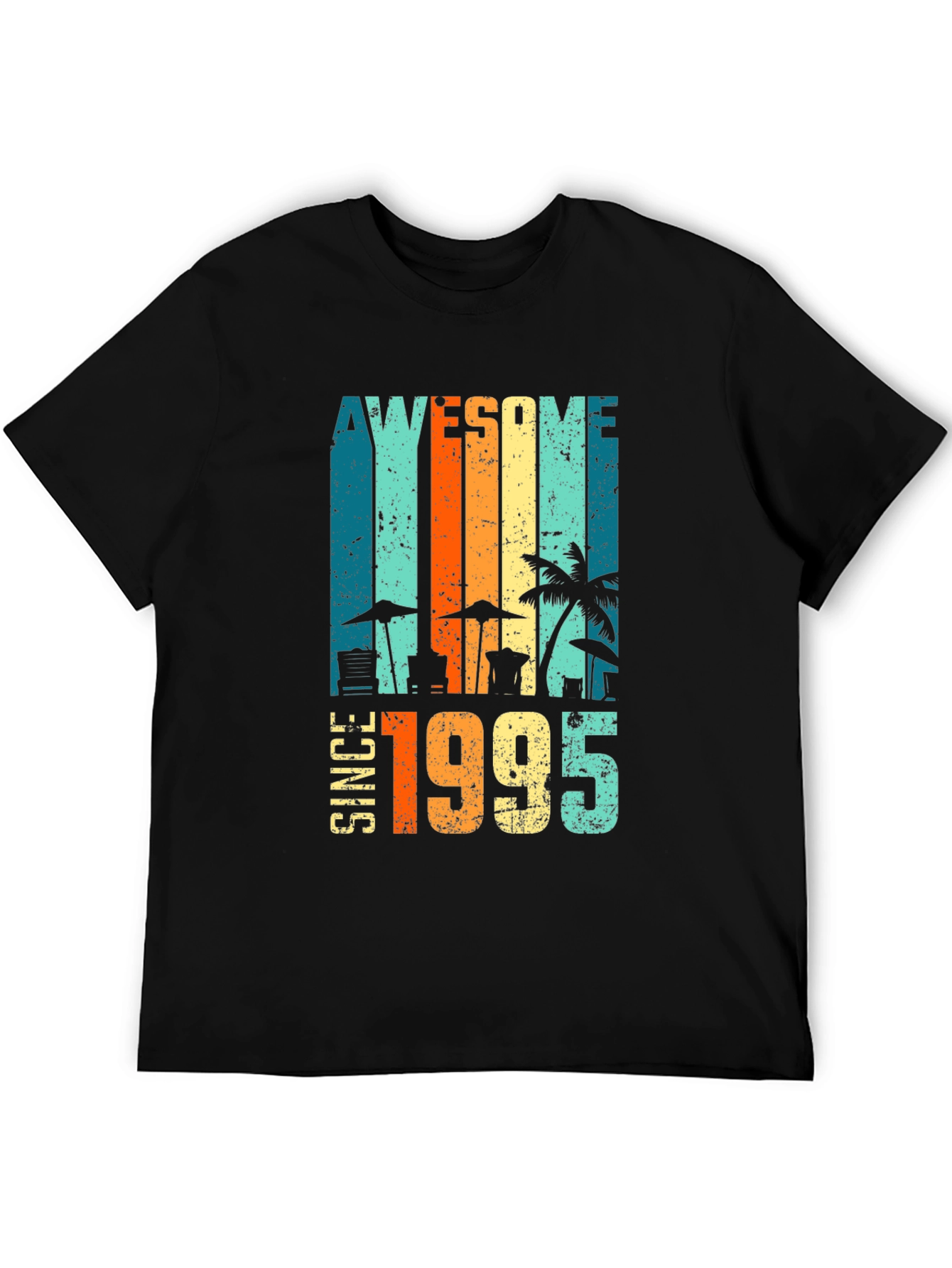 Awesome Since 1995 Beach Theme T-Shirt