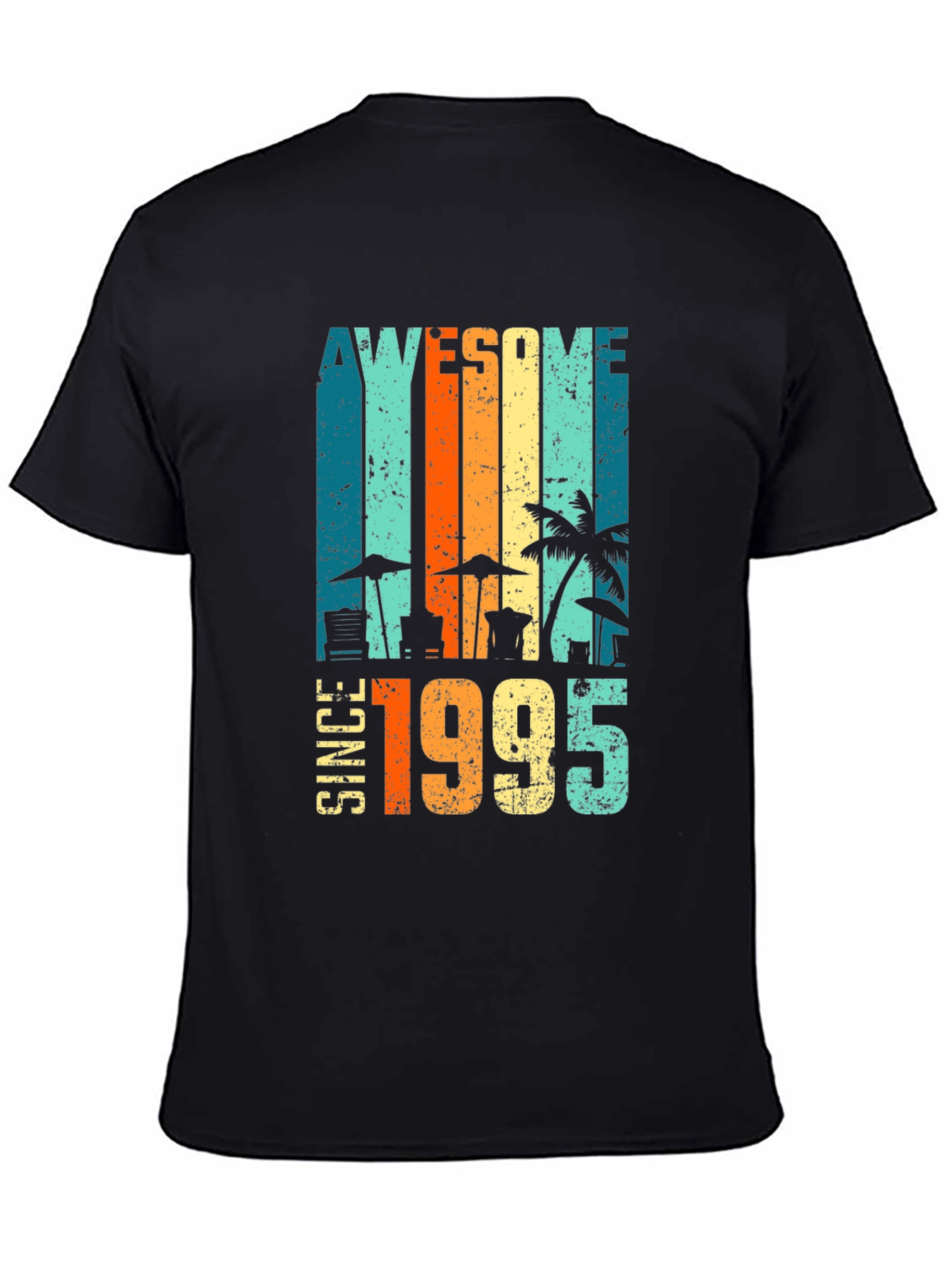 Awesome Since 1995 Beach Theme T-Shirt