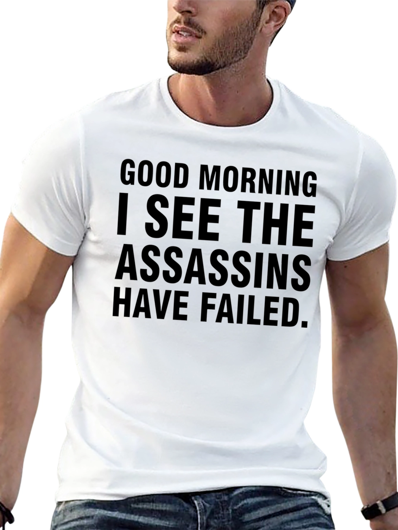 Funny Good Morning Assassins Failed Graphic Tee