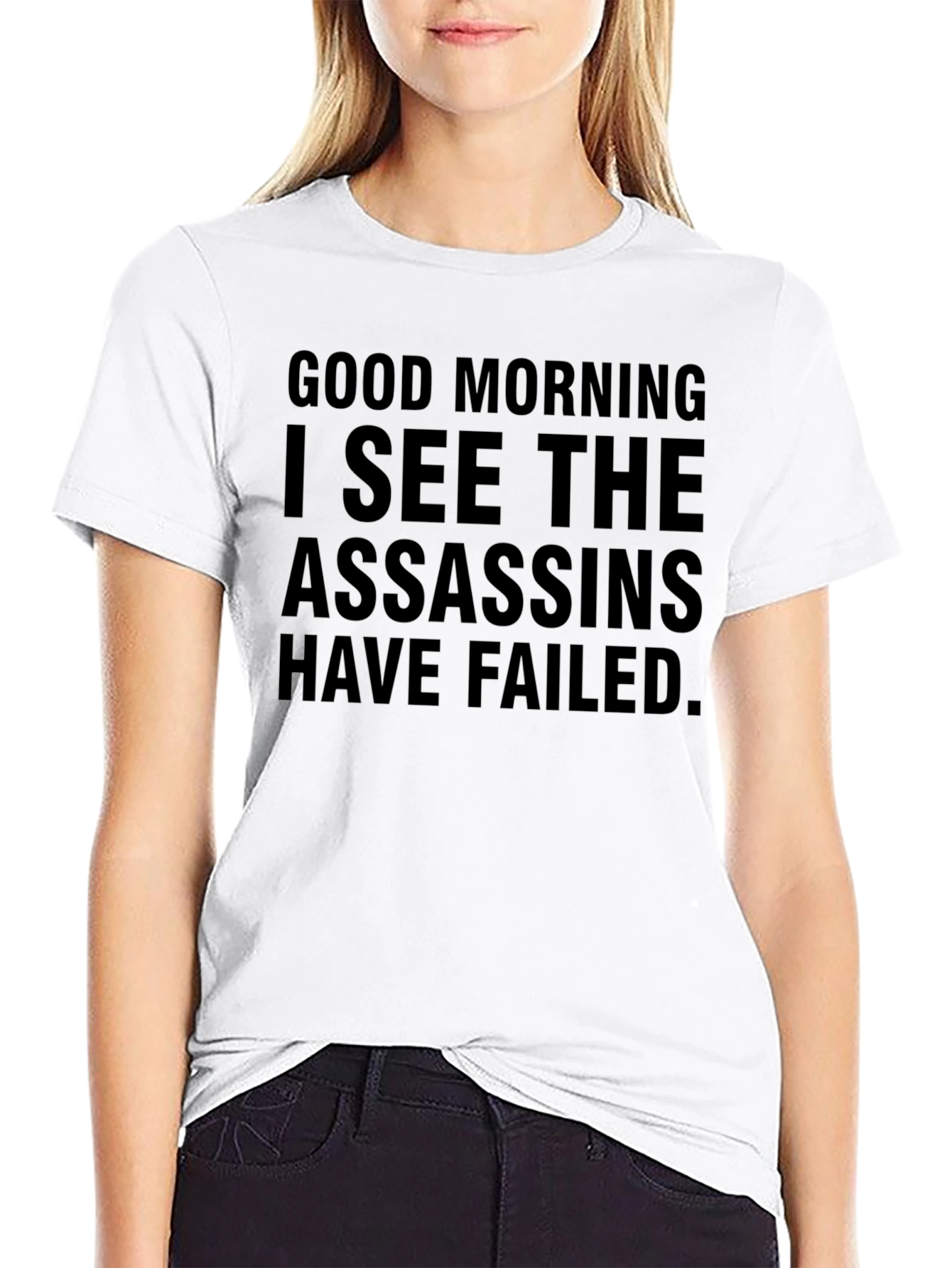 Funny Good Morning Assassins Failed Graphic Tee
