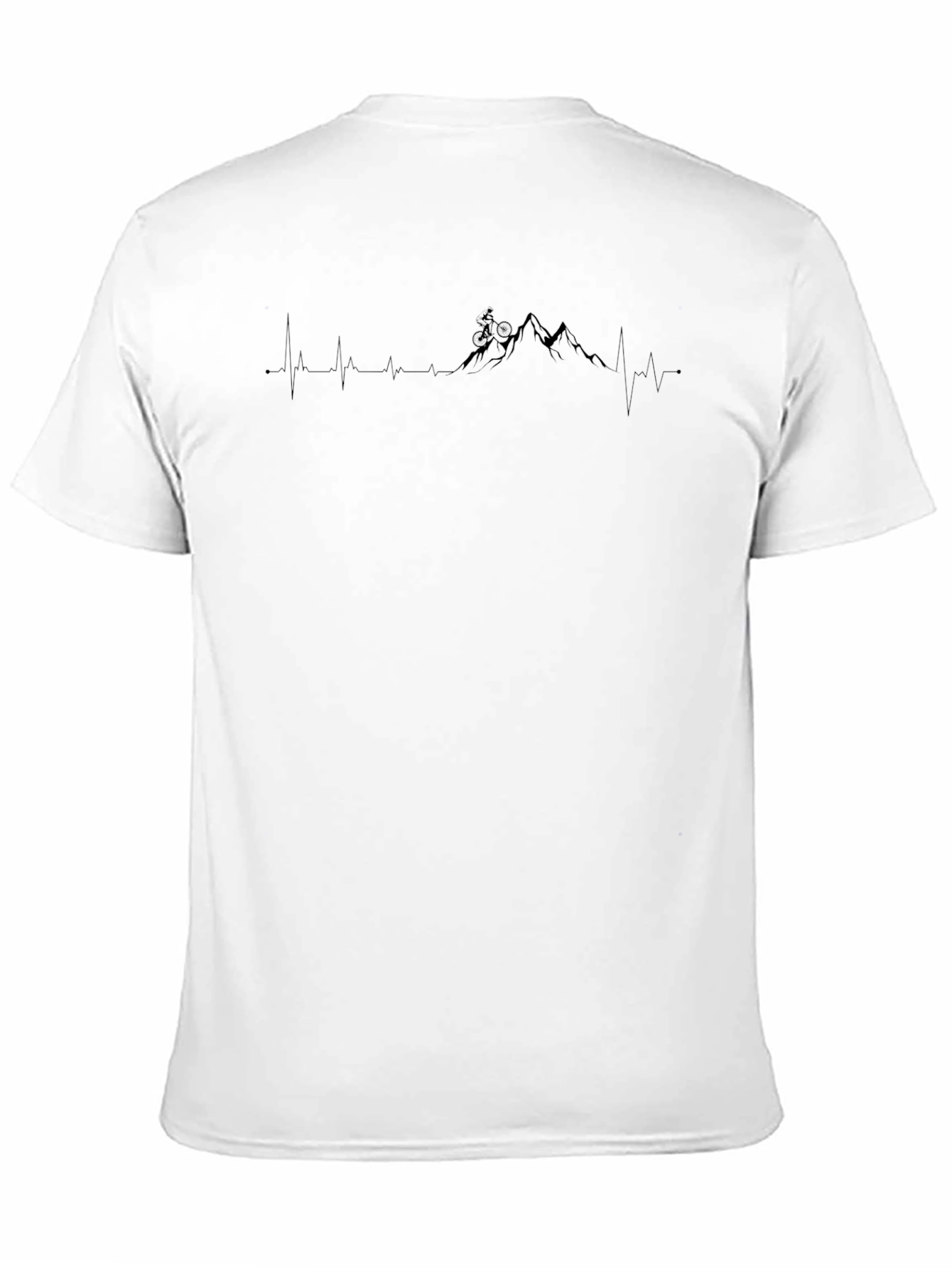 Mountain Bike Heartbeat T-Shirt - Adventure Tee
