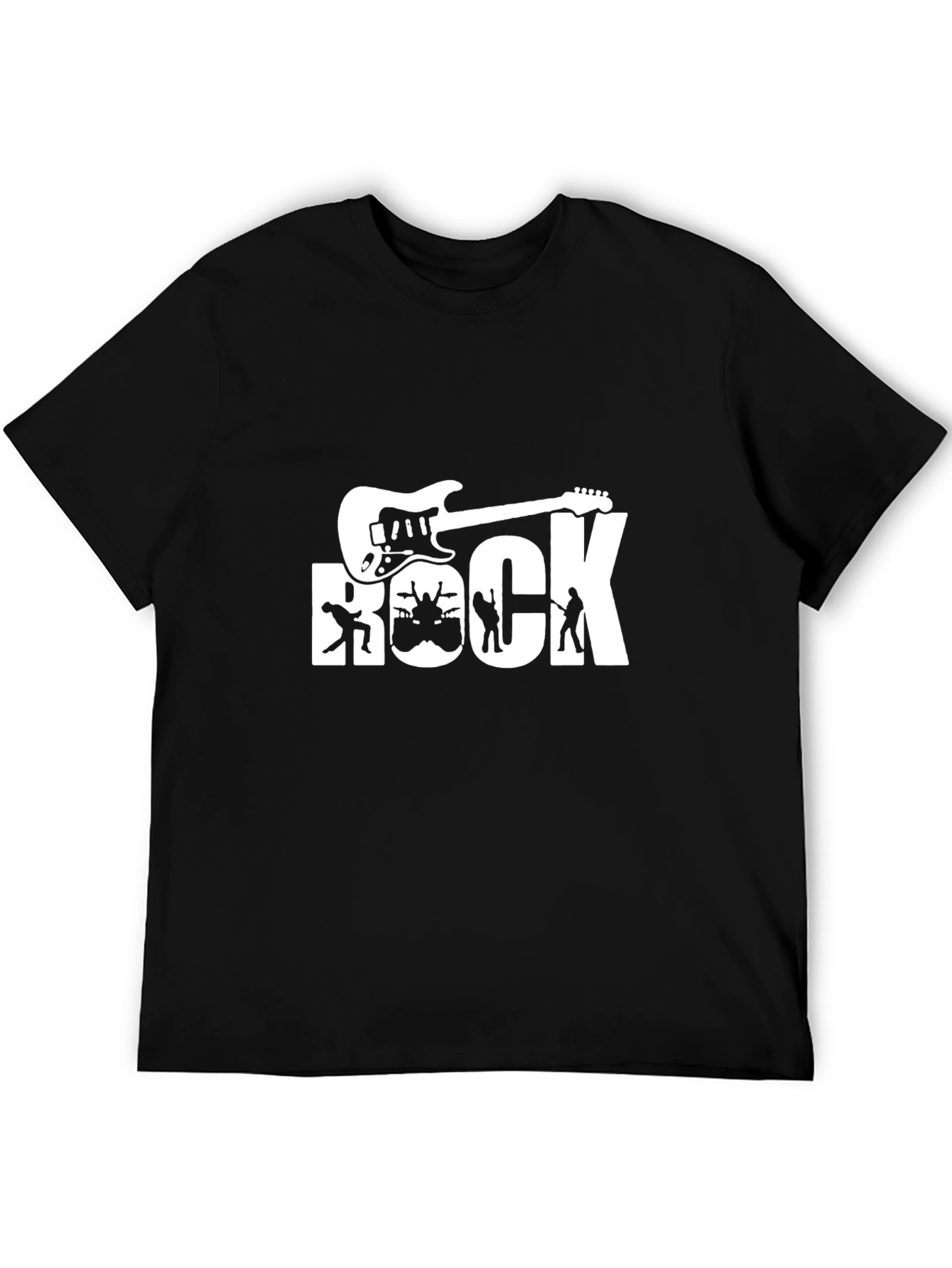Rock Band Graphic Tee - Classic Rocker Style