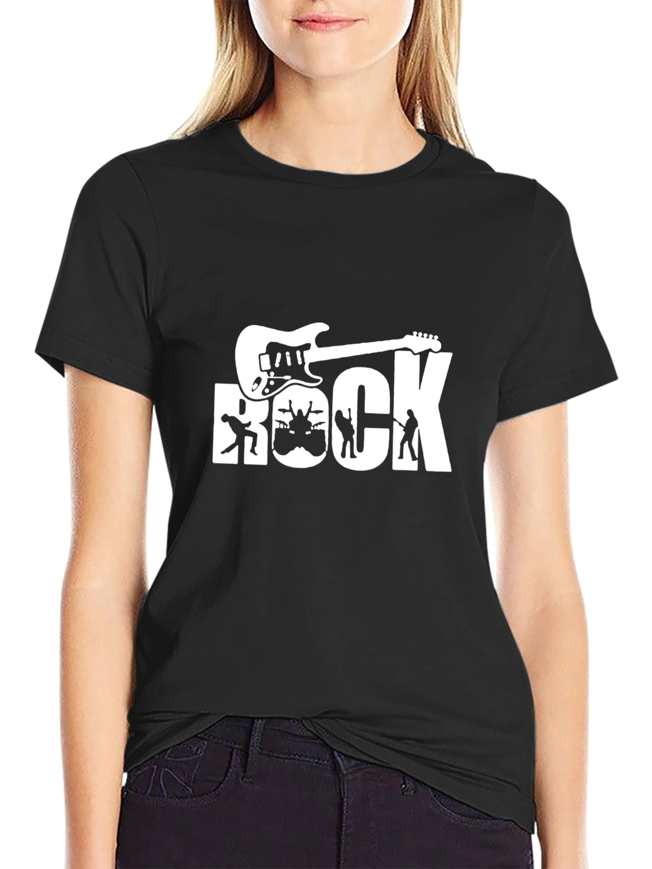 Rock Band Graphic Tee - Classic Rocker Style