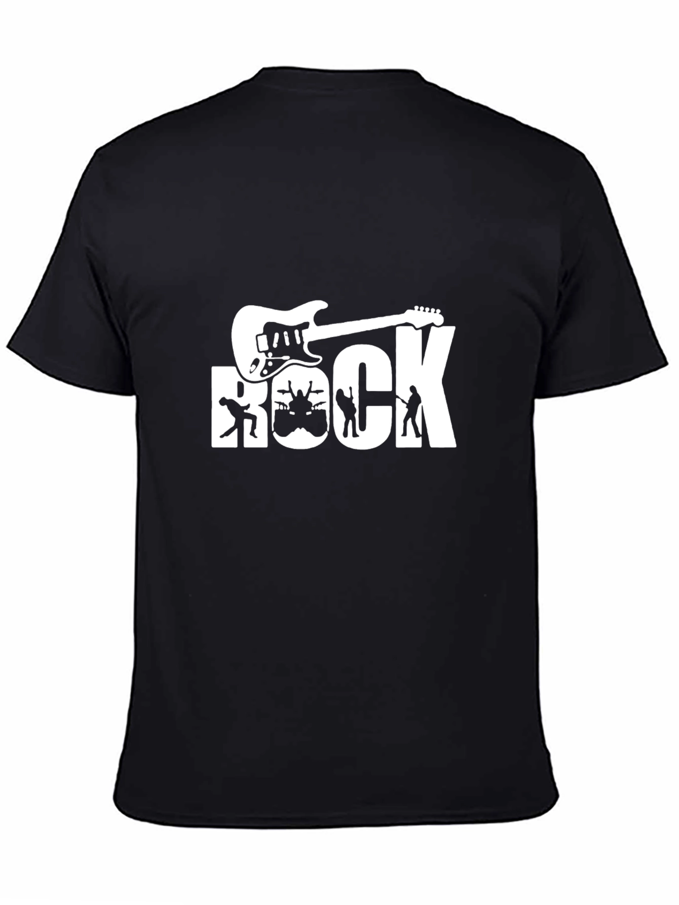 Rock Band Graphic Tee - Classic Rocker Style