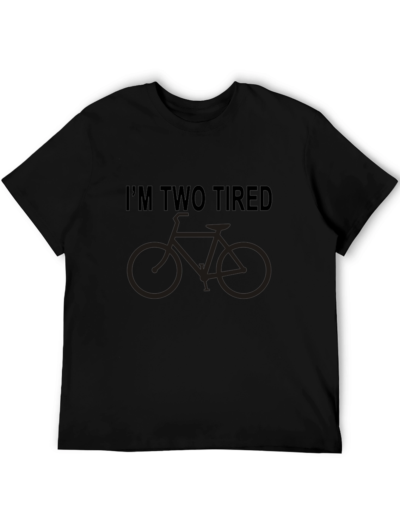 Funny Im Two Tired Bicycle T-Shirt