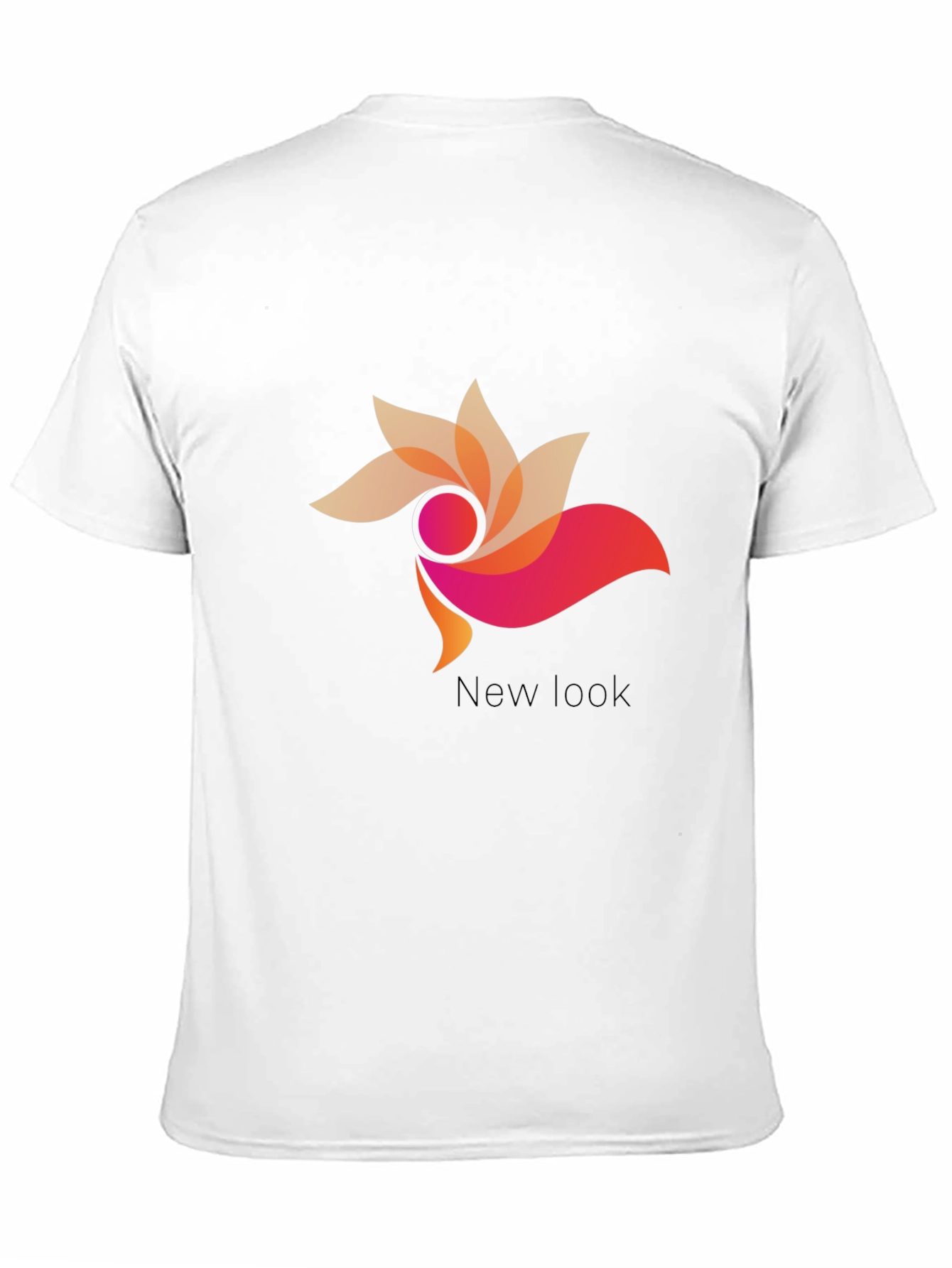 Stylish Black T-Shirt with Modern Graphic