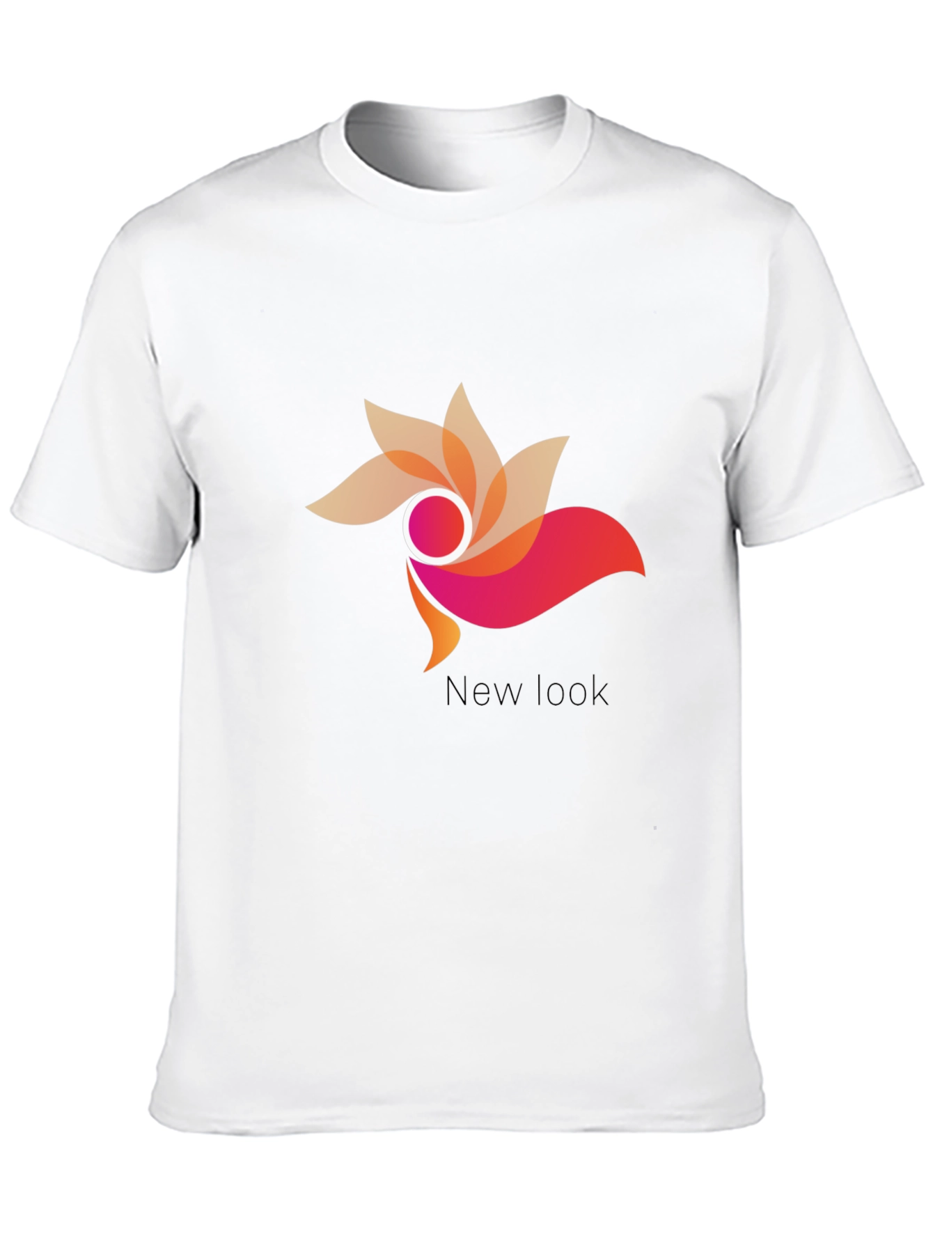 Stylish Black T-Shirt with Modern Graphic