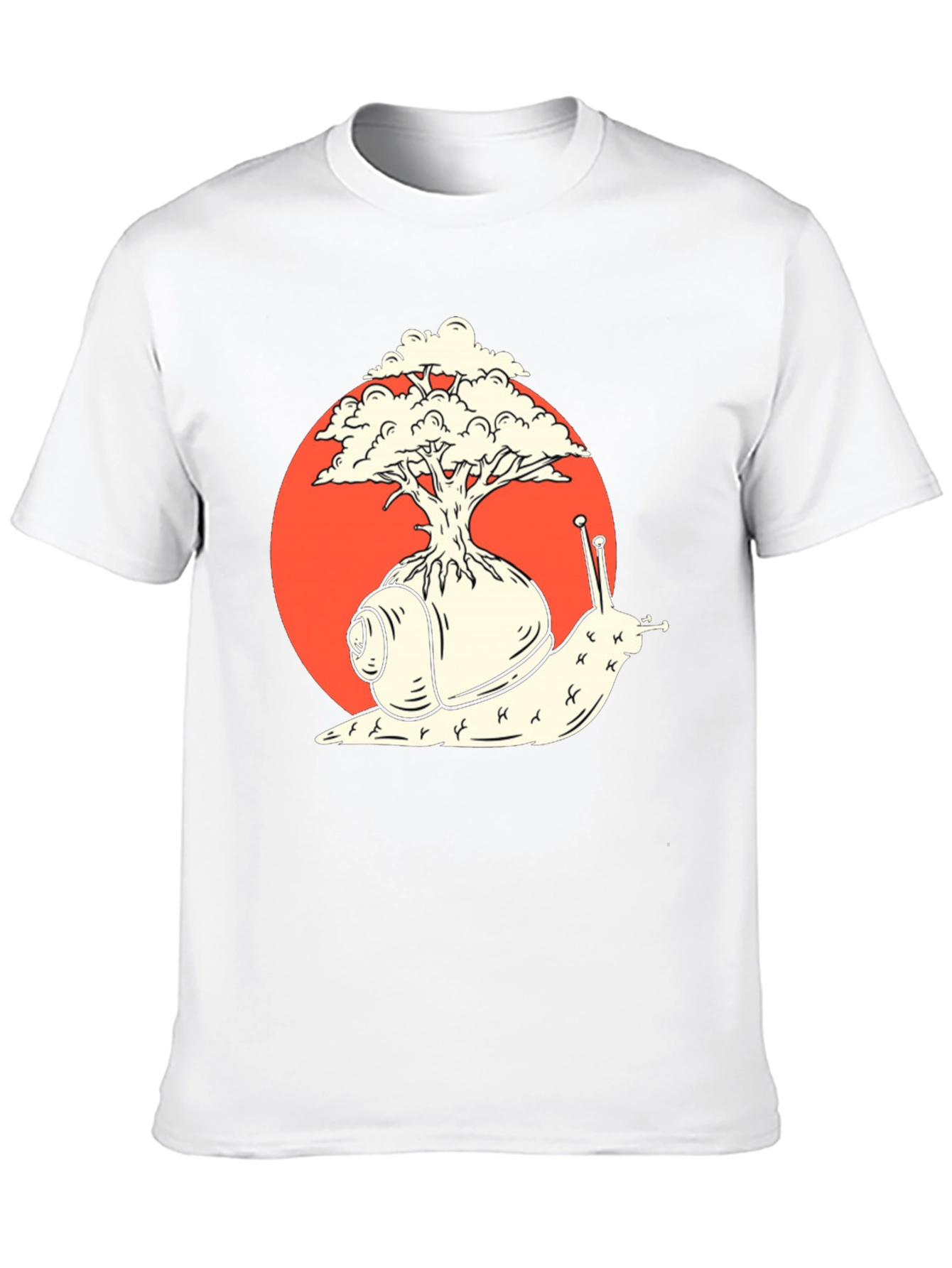 Snail Tree T-Shirt - Nature Inspired Graphic Tee