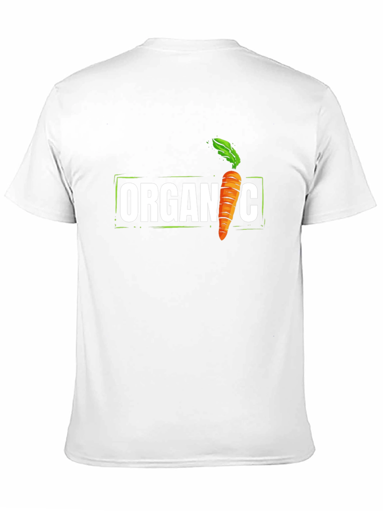 Organic Carrot Graphic T-Shirt - Fresh & Fun!