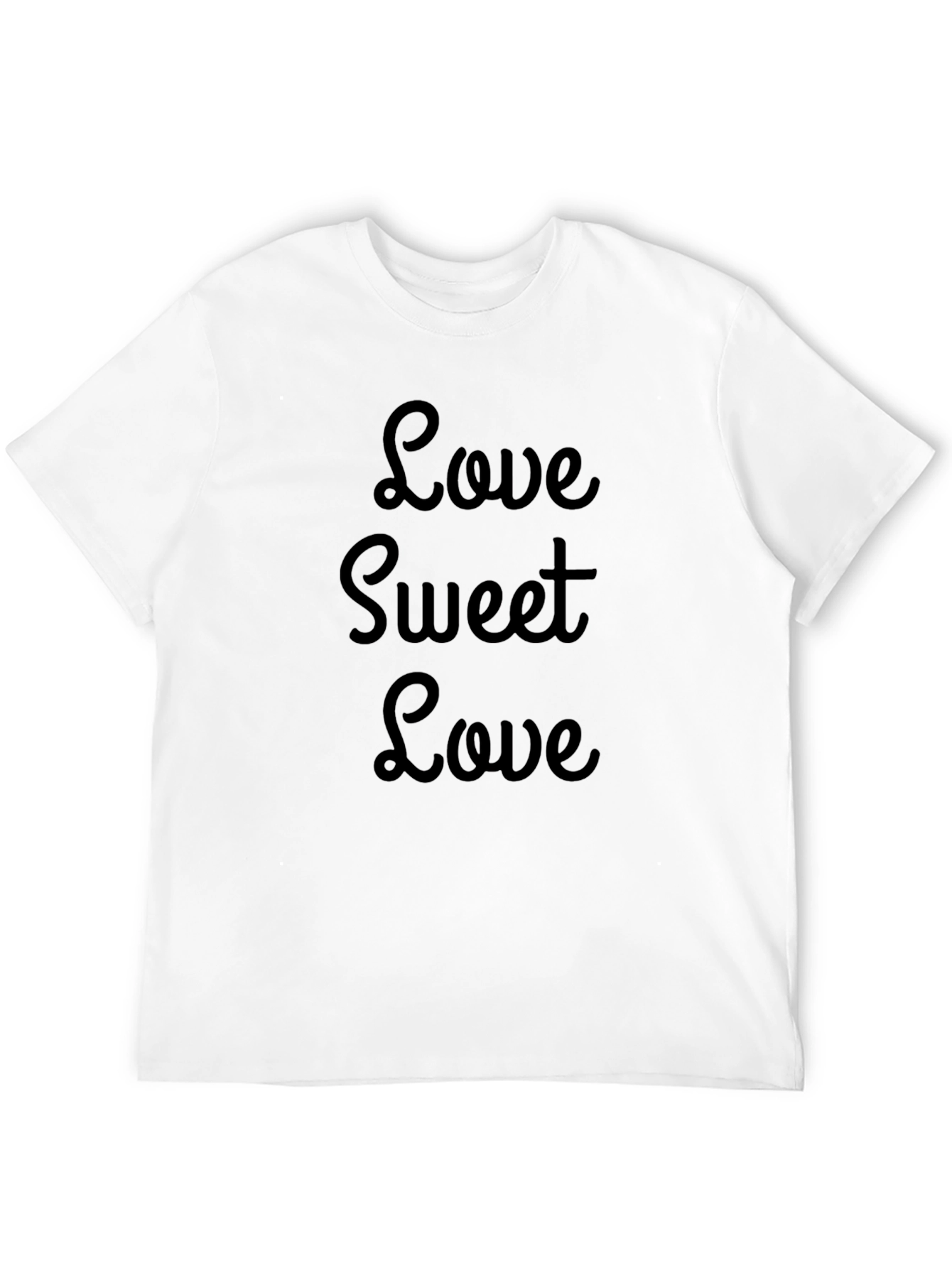 Love Sweet Love Black T-Shirt
