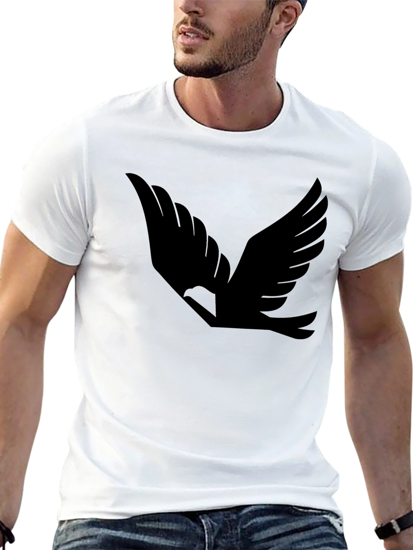 Black Eagle Graphic Tee - Mens Classic Fit
