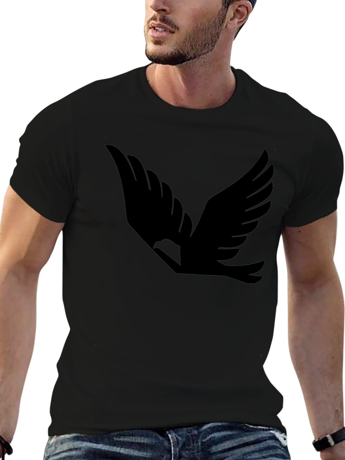 Black Eagle Graphic Tee - Mens Classic Fit