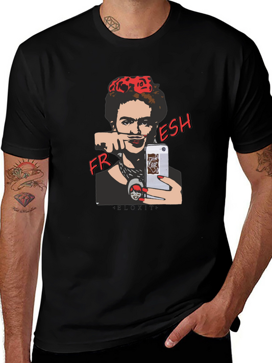 Frida Fresh Graphic T-Shirt - Modern Art Tee