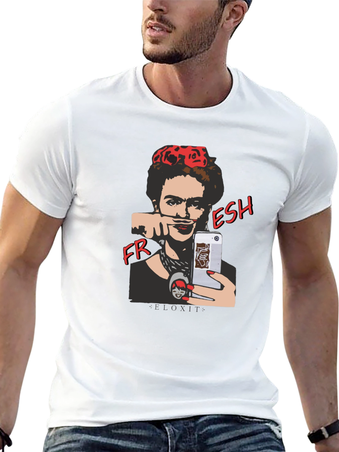 Frida Fresh Graphic T-Shirt - Modern Art Tee
